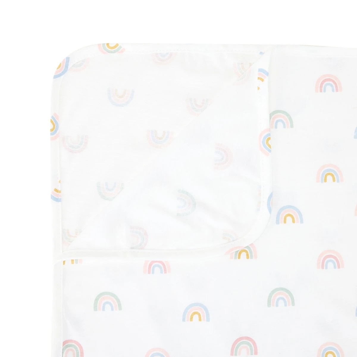 2 Cotton Jersey Blanket - Rainbow, 2 of 5