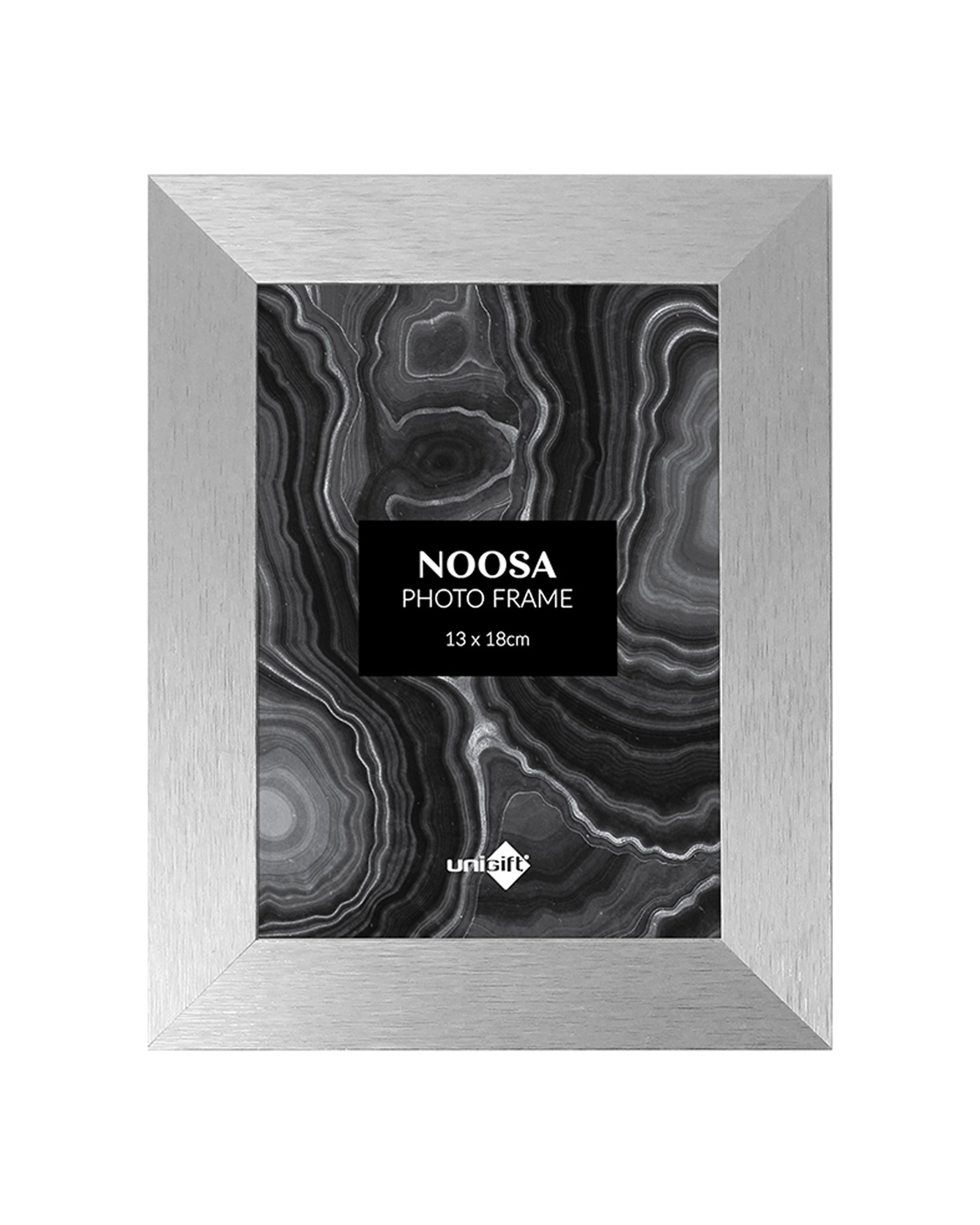 1 Unigift Noosa MDF Glass Picture Frame 13x18cm - Silver, 1 of 1