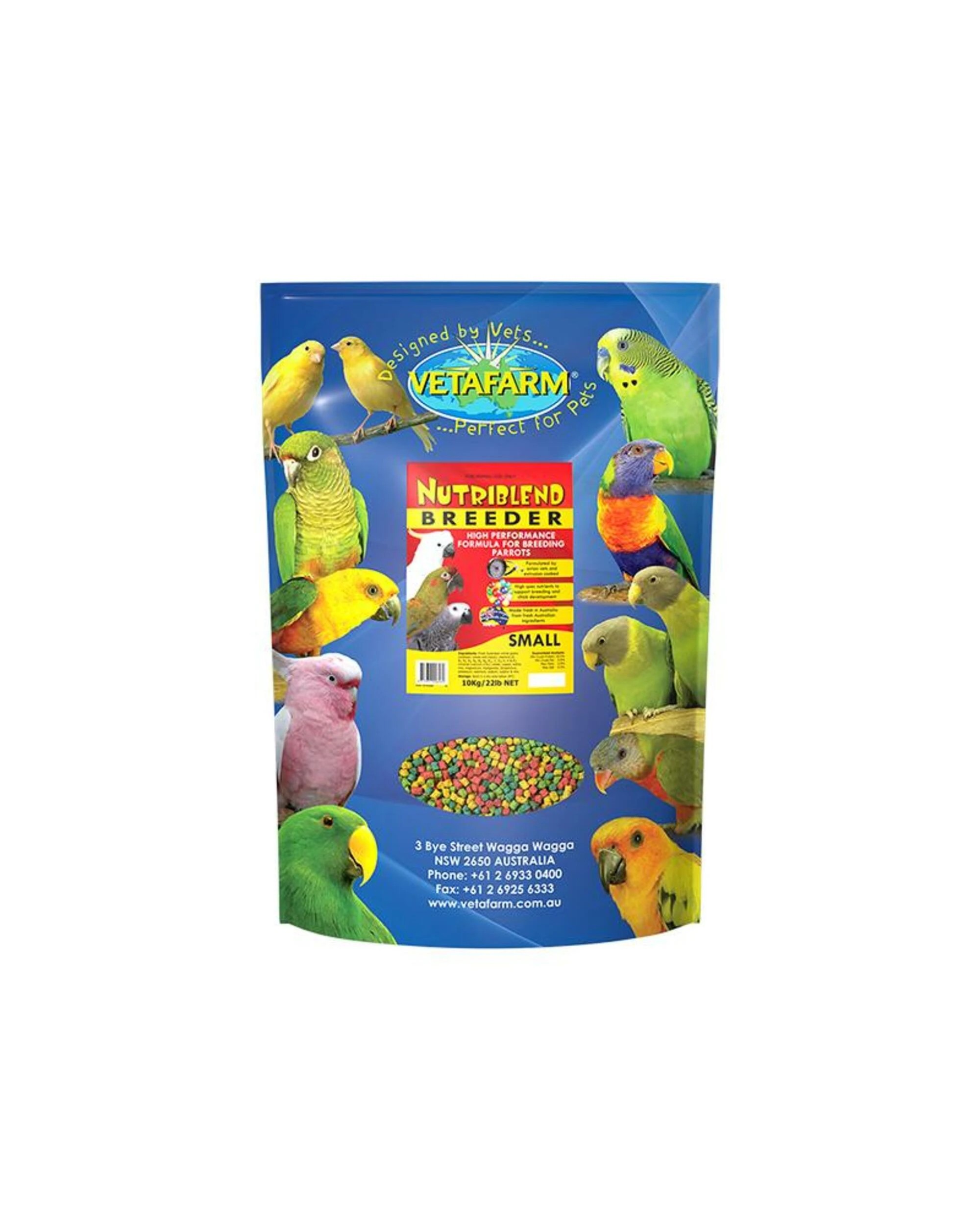 1 Vetafarm Bird Nutriblend Breeder Pellets 10kg, 1 of 1