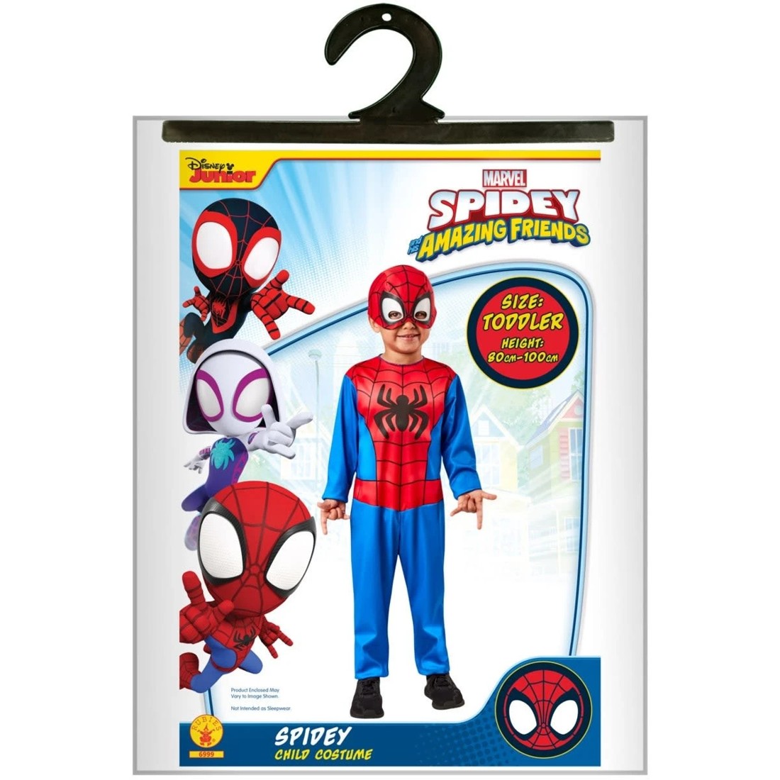 2 Disney Junior Marvel Spidey and His Amazing Friends Spidey Child Costume - Ages 18-36 Months, 2 of 4