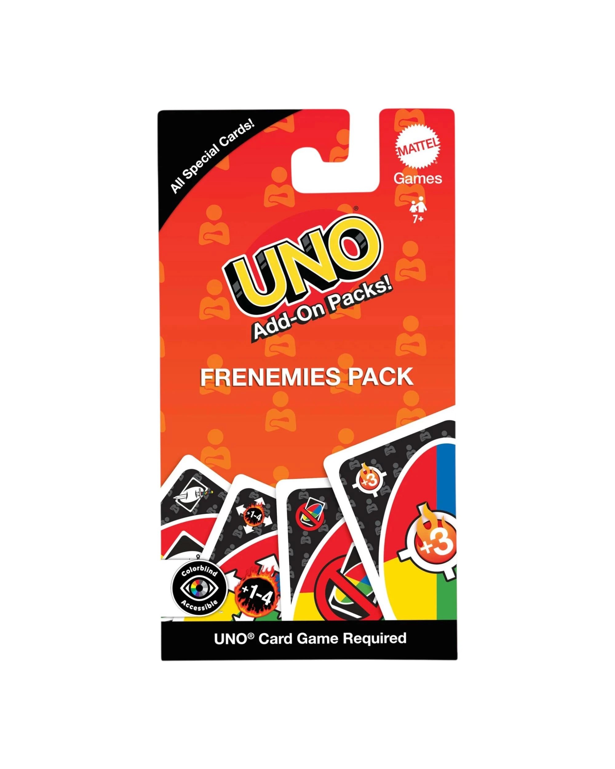 1 UNO Add-On Packs Frenemies Pack Card Game, 1 of 4