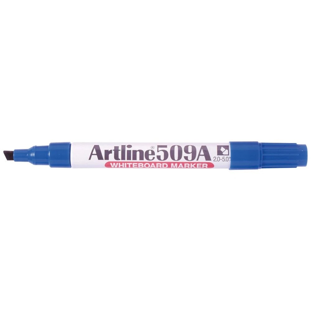 1 Artline 509A Whiteboard Marker Chisel Blue, 1 of 2