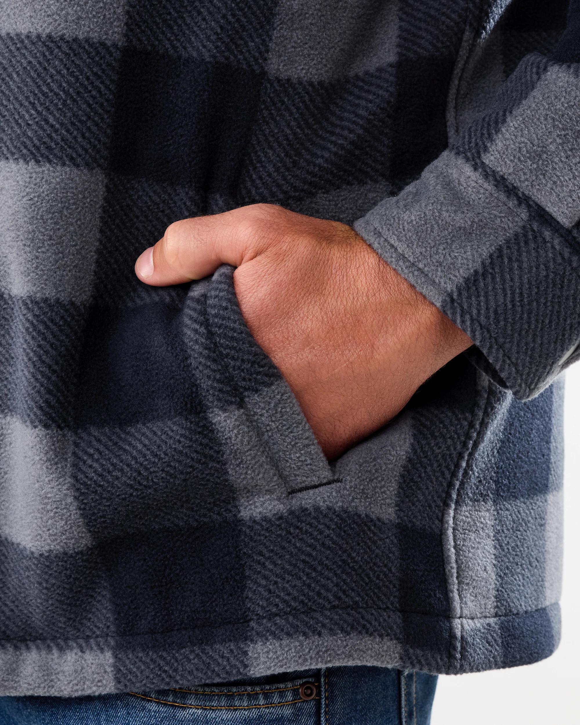 8 Workwear Padded Industrial Jacket Black Chk, 8 of 8