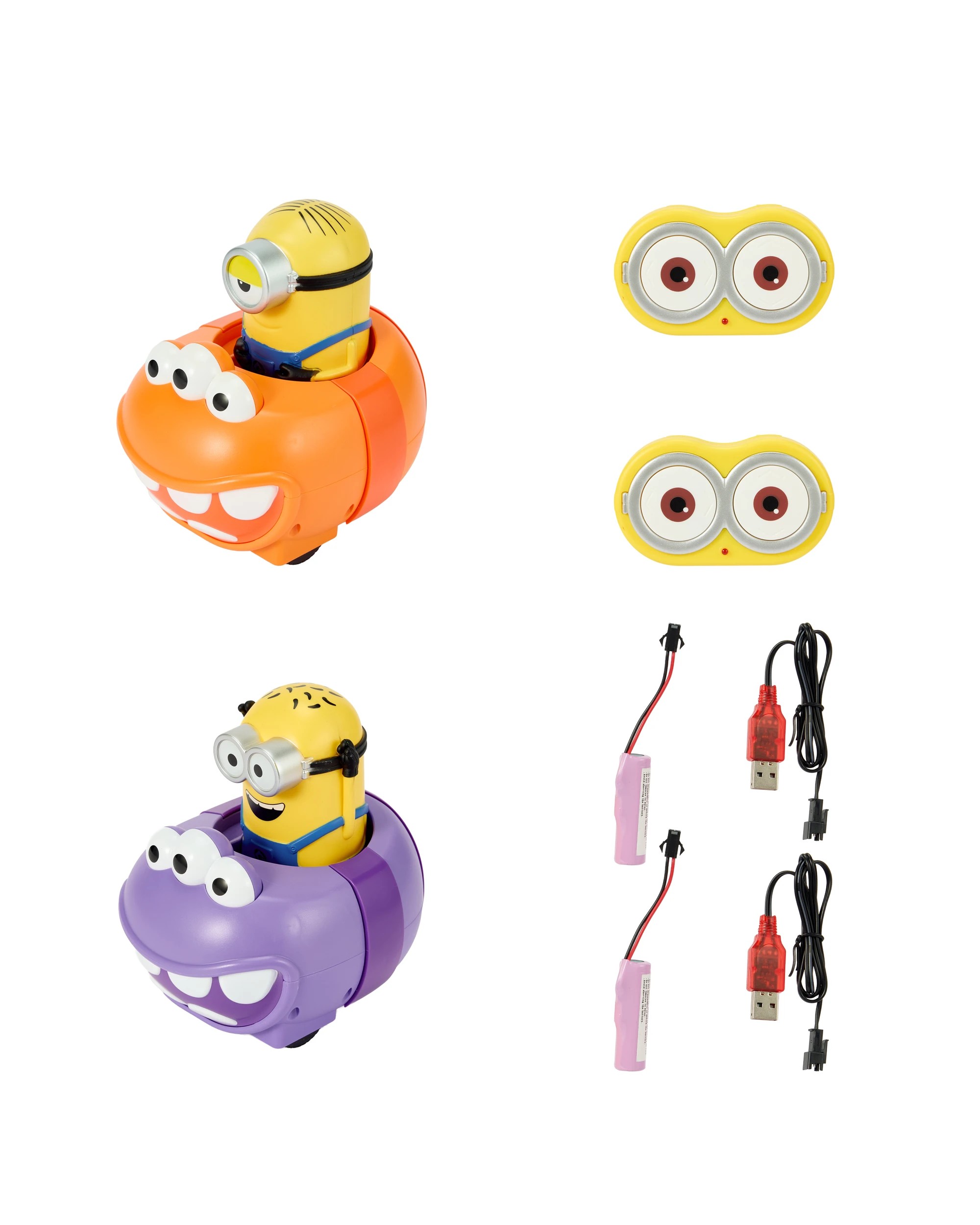 2 Illumination's Minion Bump Brigade Remote Control Bumper Cars, 2 of 9