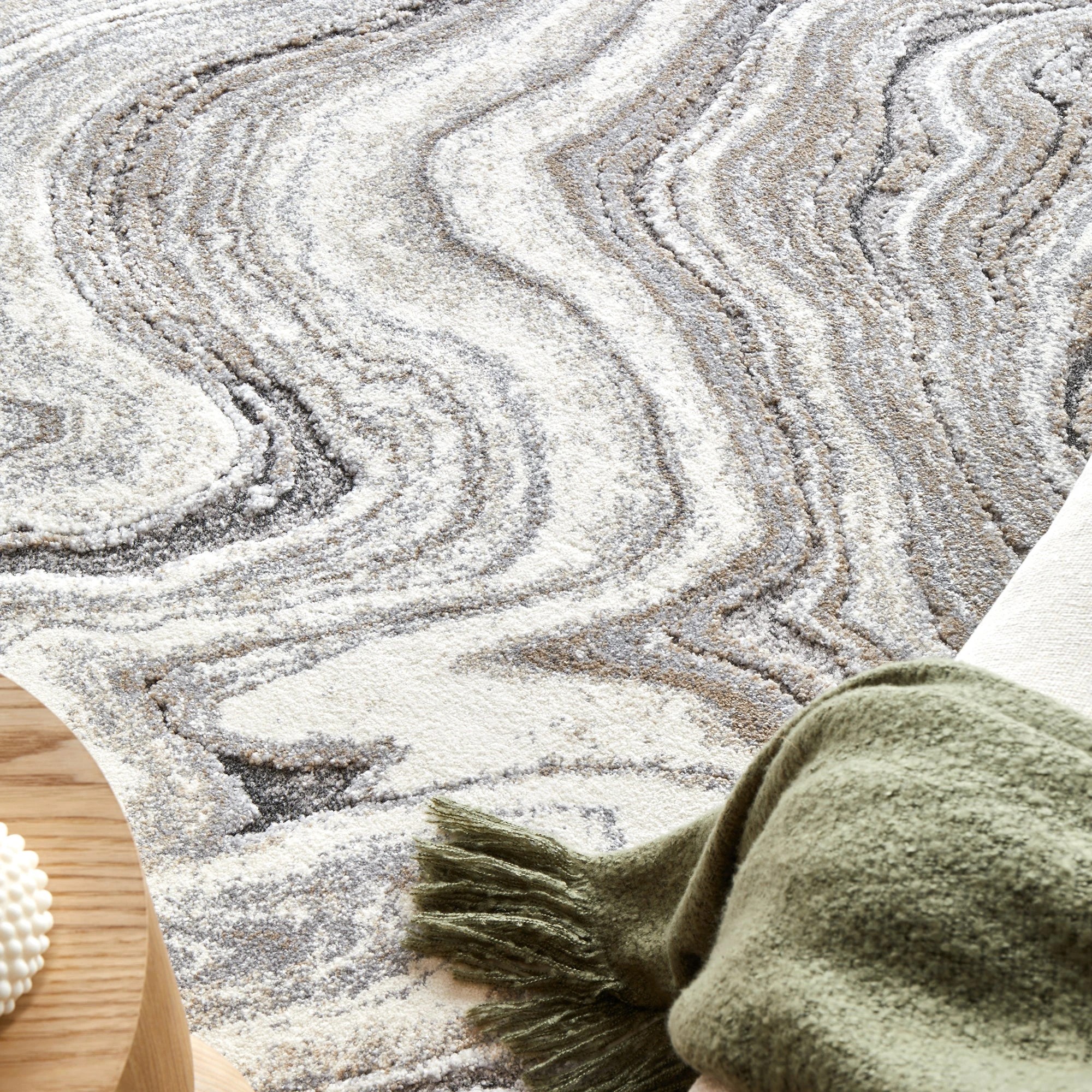 3 Common Ground Rugs Stonefall 111 400x300cm - Beige, 3 of 7