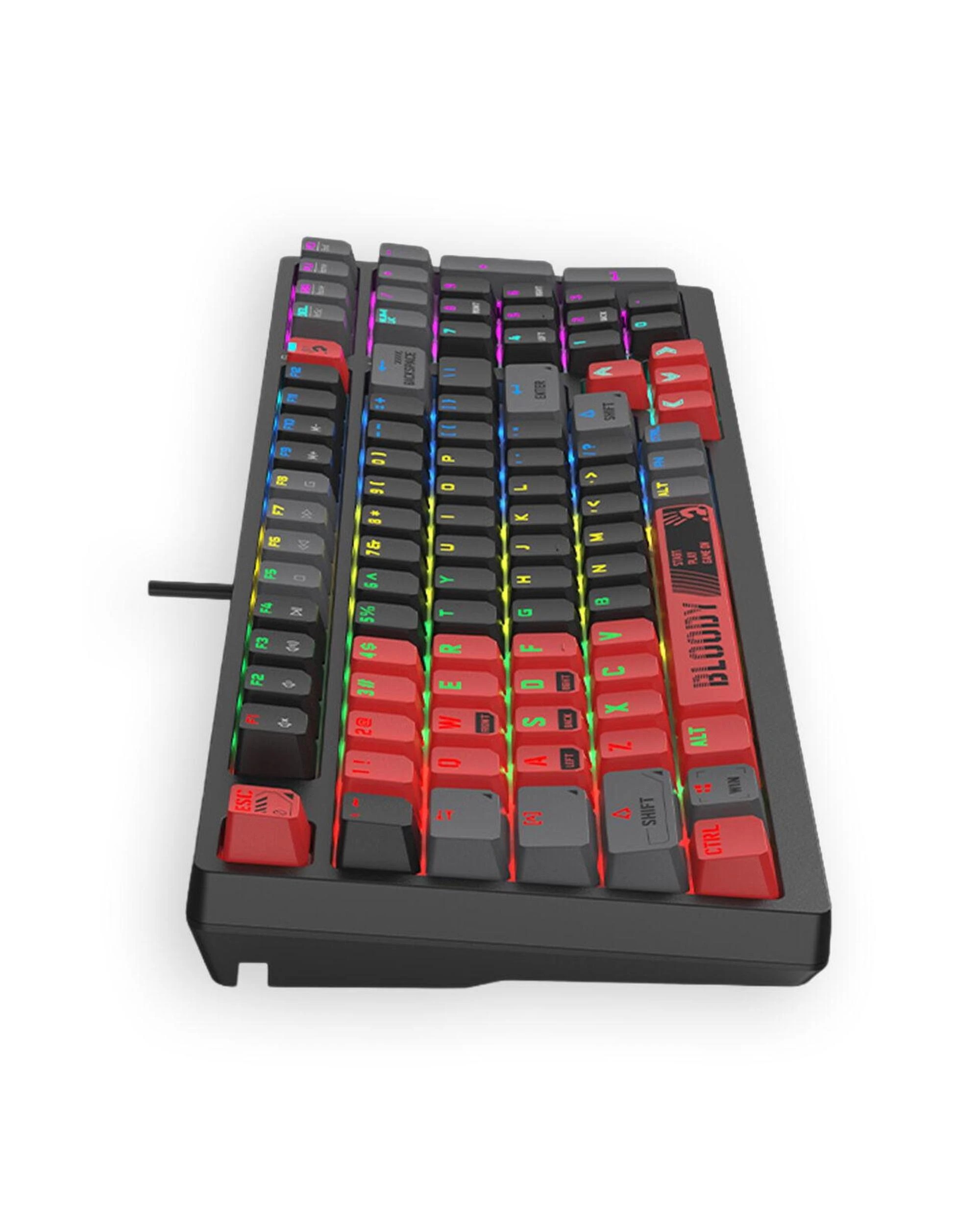 4 Bloody S98 BLMS Sports Red 80% HotSwappable Quiet Typing Gaming Keyboard, 4 of 5