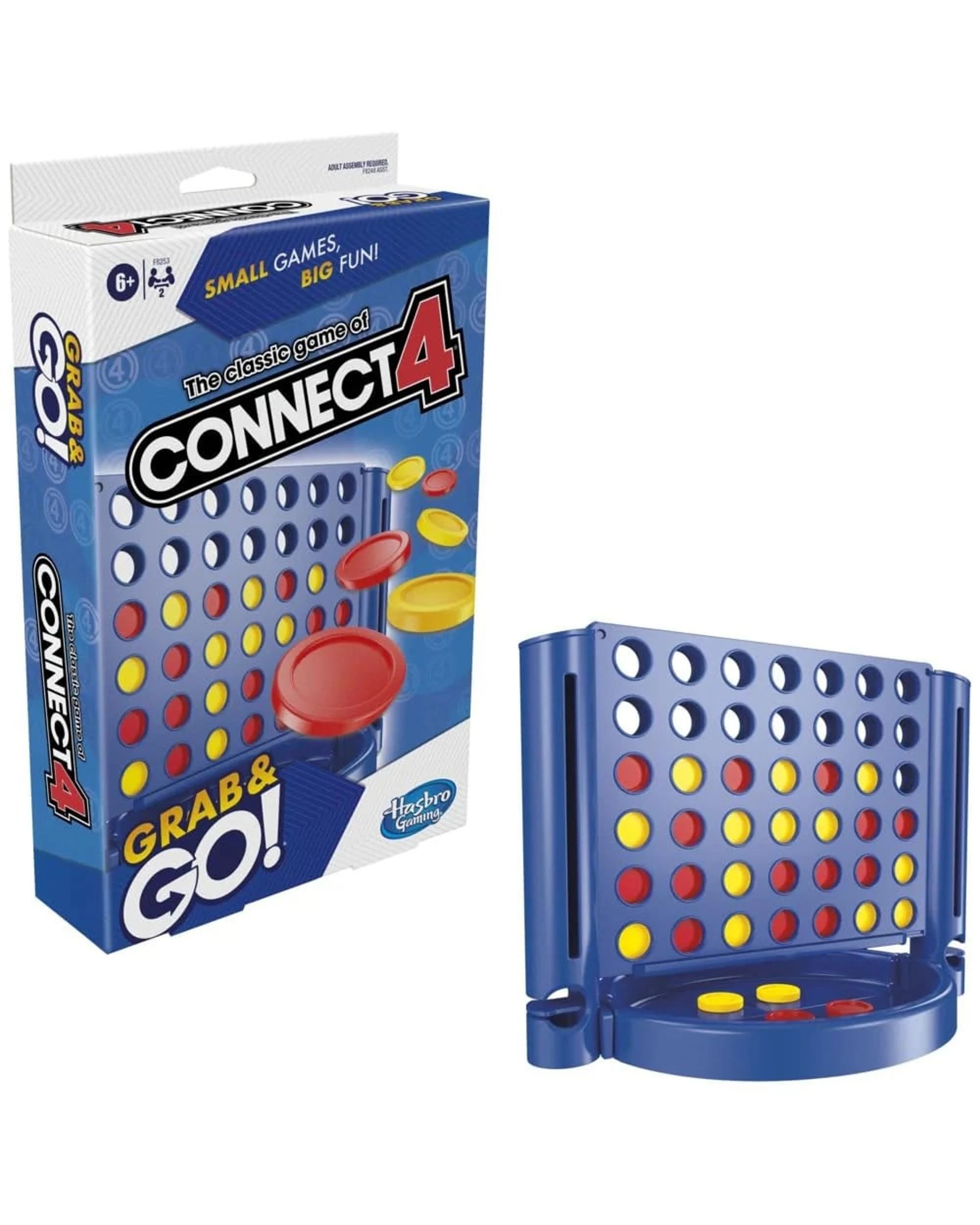 1 Connect 4 Grab and Go Board Game, 1 of 3