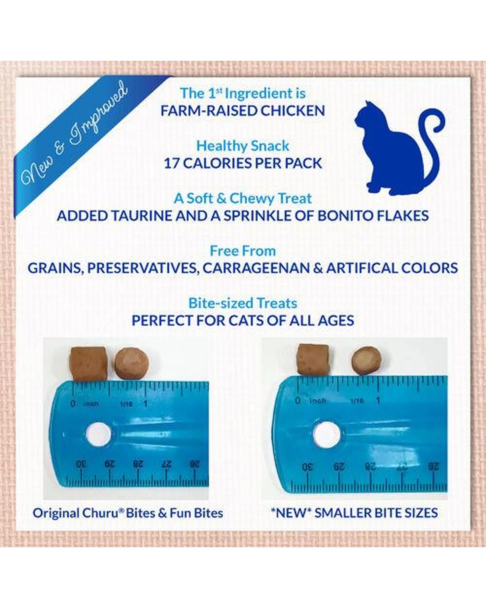 4 Inaba Churu Fun Bite Cat Treats Chicken Recipe Wraps Chicken Recipe 6 x 36g, 4 of 5