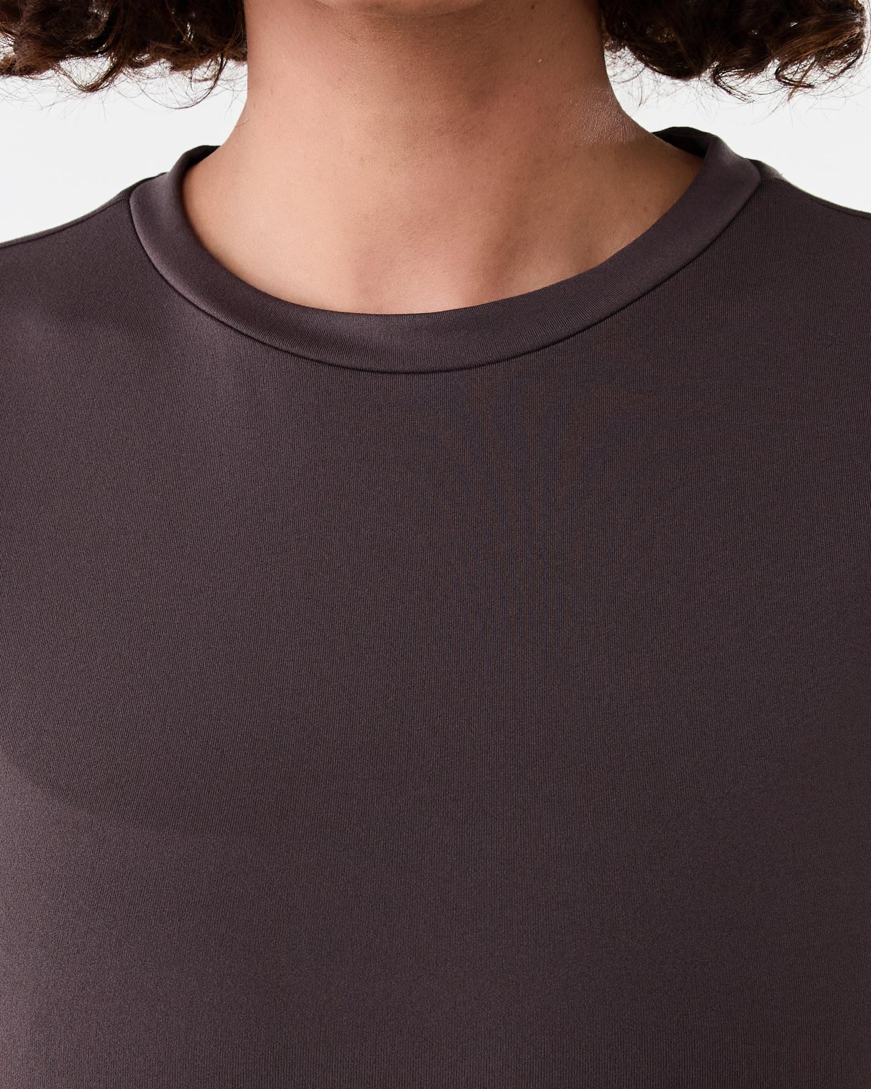 5 Active Womens Ultra Soft Crew Neck T-shirt Espresso, 5 of 5