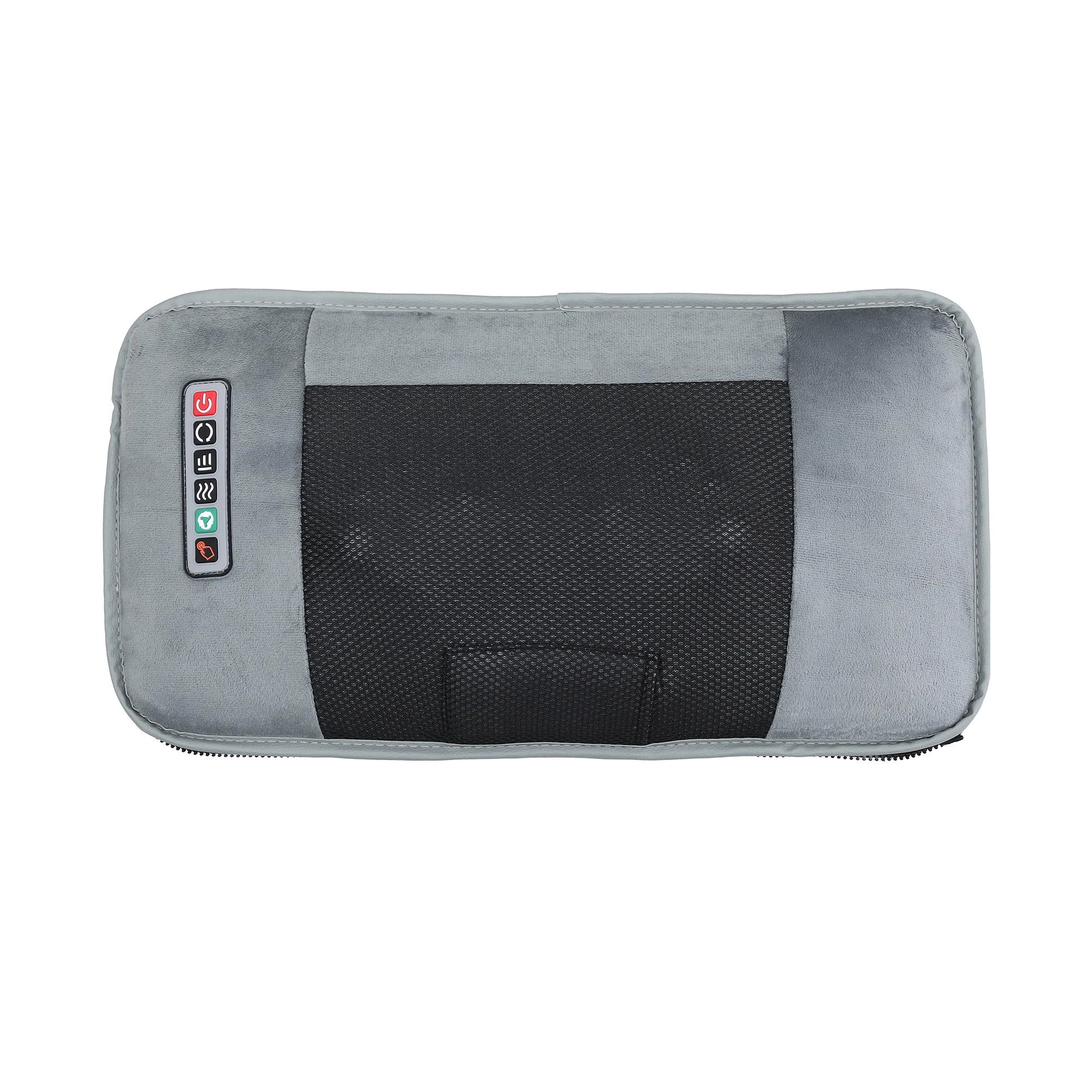 3 Livemor Massage Mat 10-nodes Vibration Heating Massage Cushion - Grey, 3 of 5
