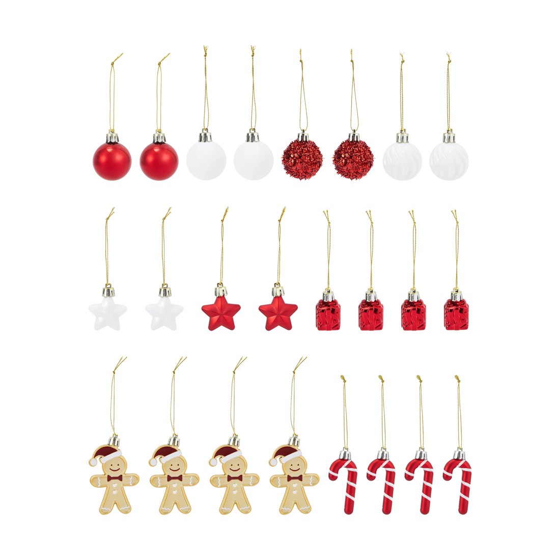 3 24 Pack Mini Decorations - Assorted, 3 of 5