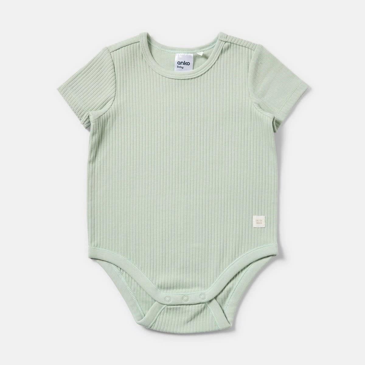 3 3 Pack Short Sleeve Rib Bodysuits ICE BLUE 3PK, 3 of 8
