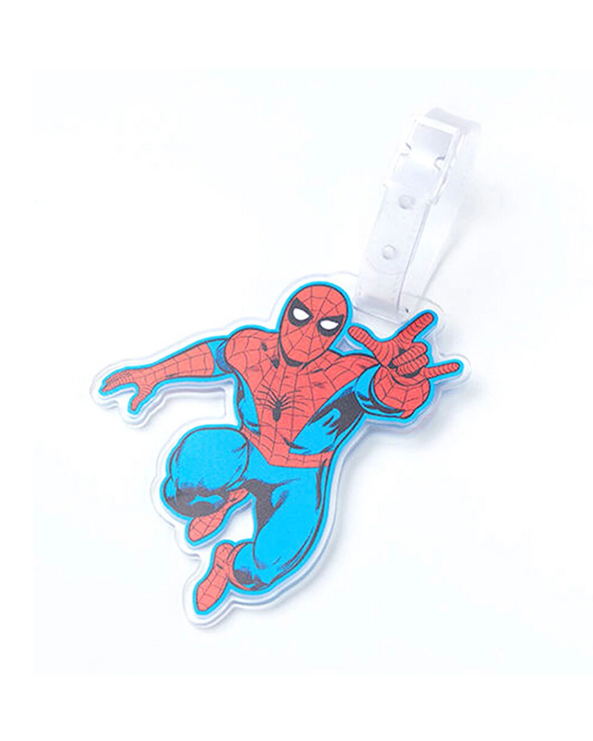 1 Marvel Luggage Tag Suitcase Identity Label - Spiderman - Multi, 1 of 2