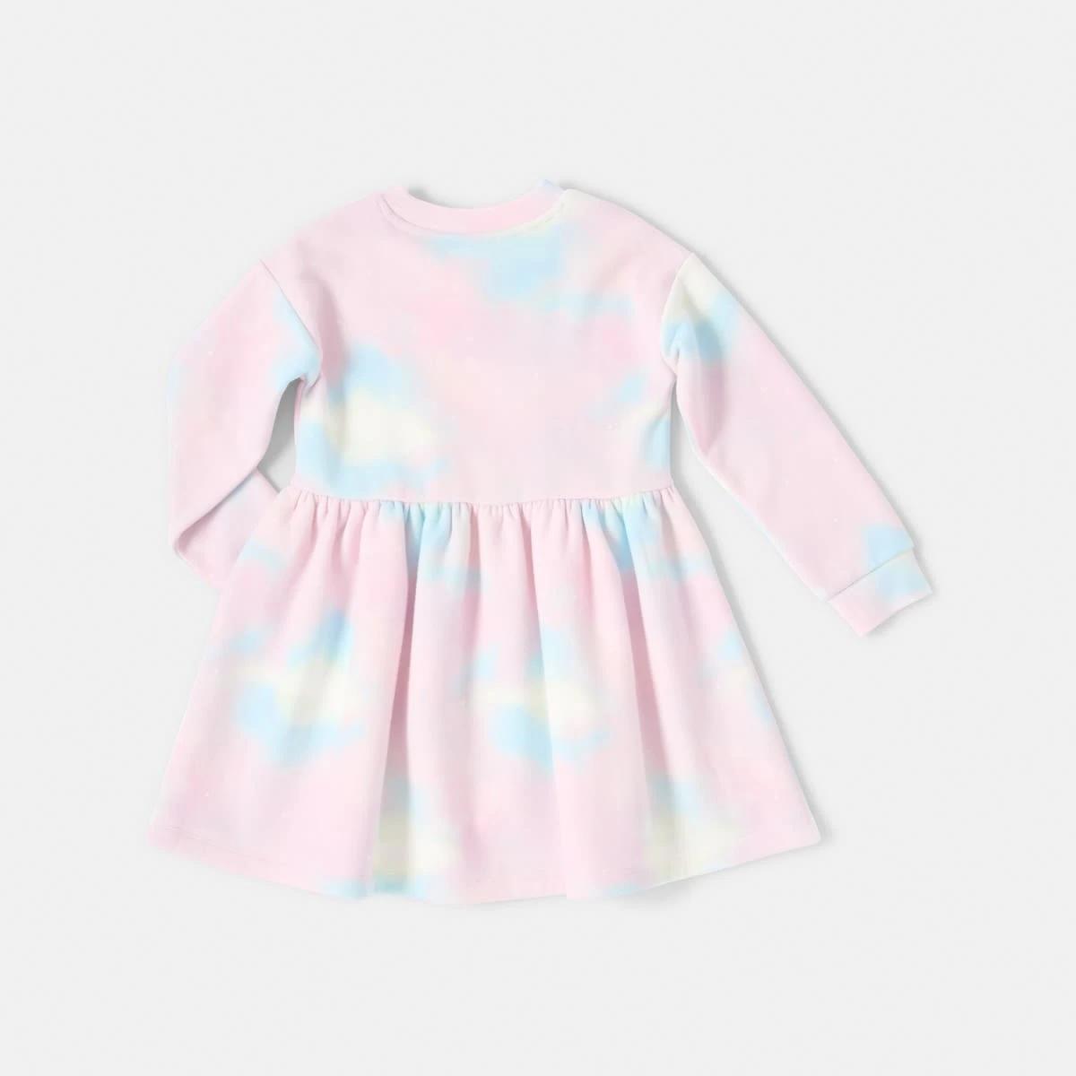 9 Printed Fleece Dress Galaxy, 9 of 9