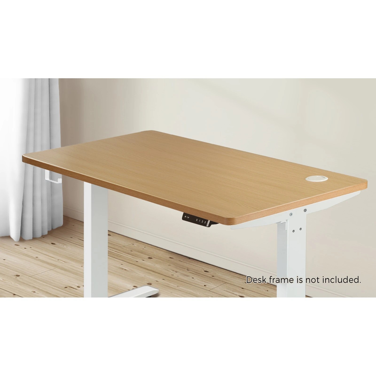 3 Oikiture 150cm Desk Top Electric Desk Board Computer Table
 - Natural, 3 of 9