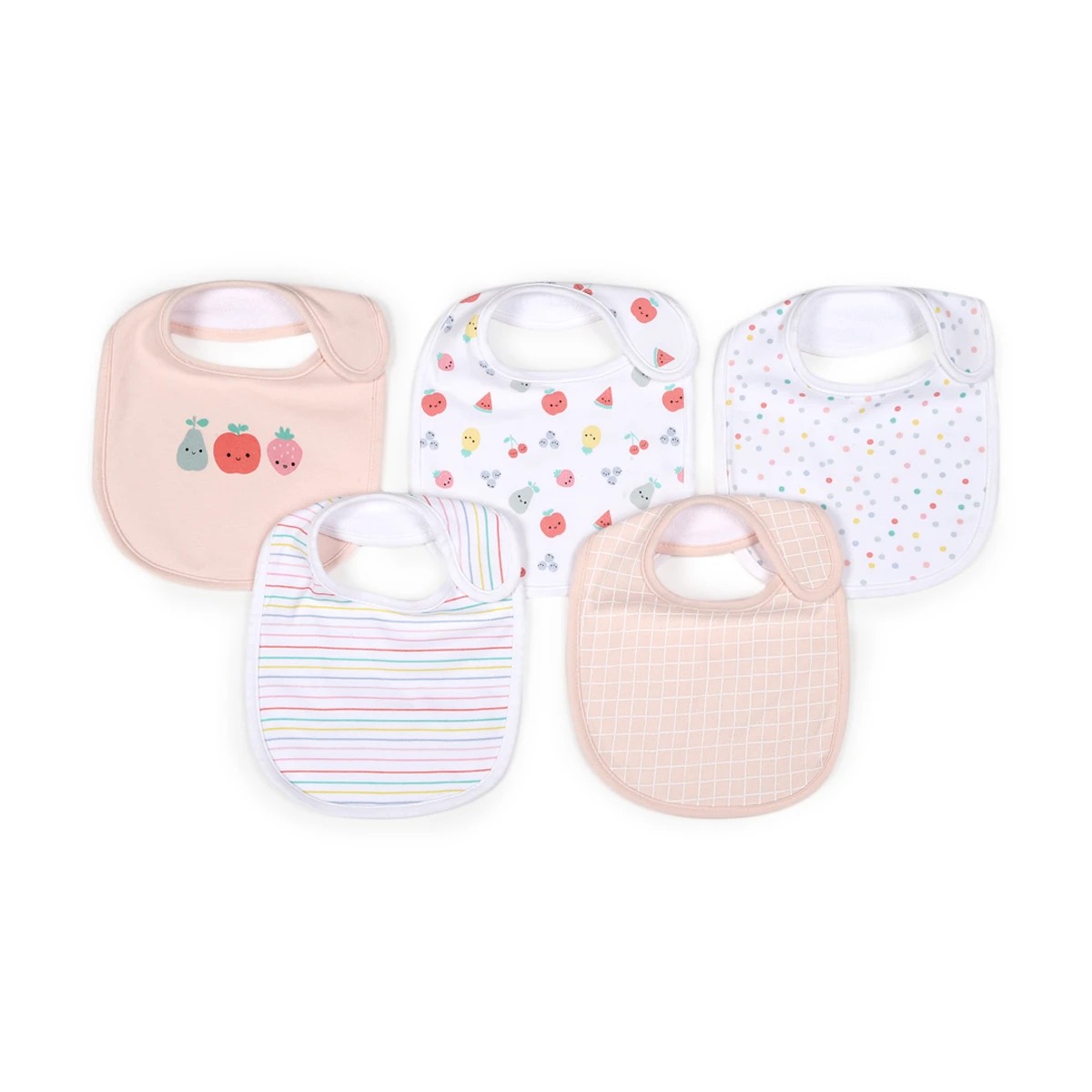 1 5 Pack Bibs - Fruits, 1 of 5