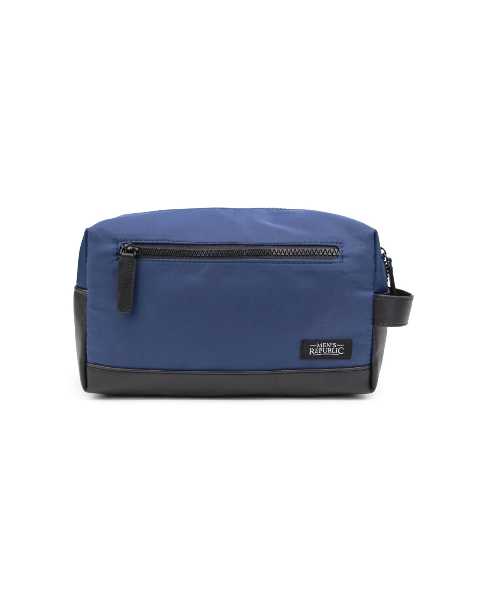 2 Men's Republic Nylon Toiletry Bag Compact Travel Pouch 25x10x14cm - Blue, 2 of 7