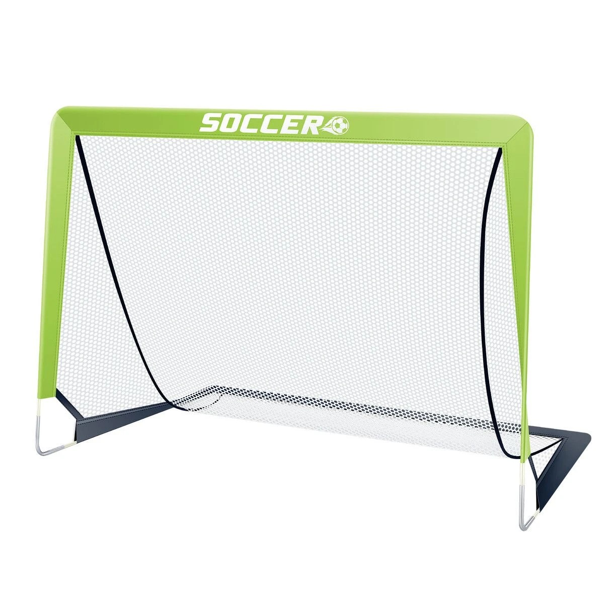 1 Ausway Soccer Goals Set 2 Portable Kids Football Nets Pop Up Backyard Goal, 1 of 7