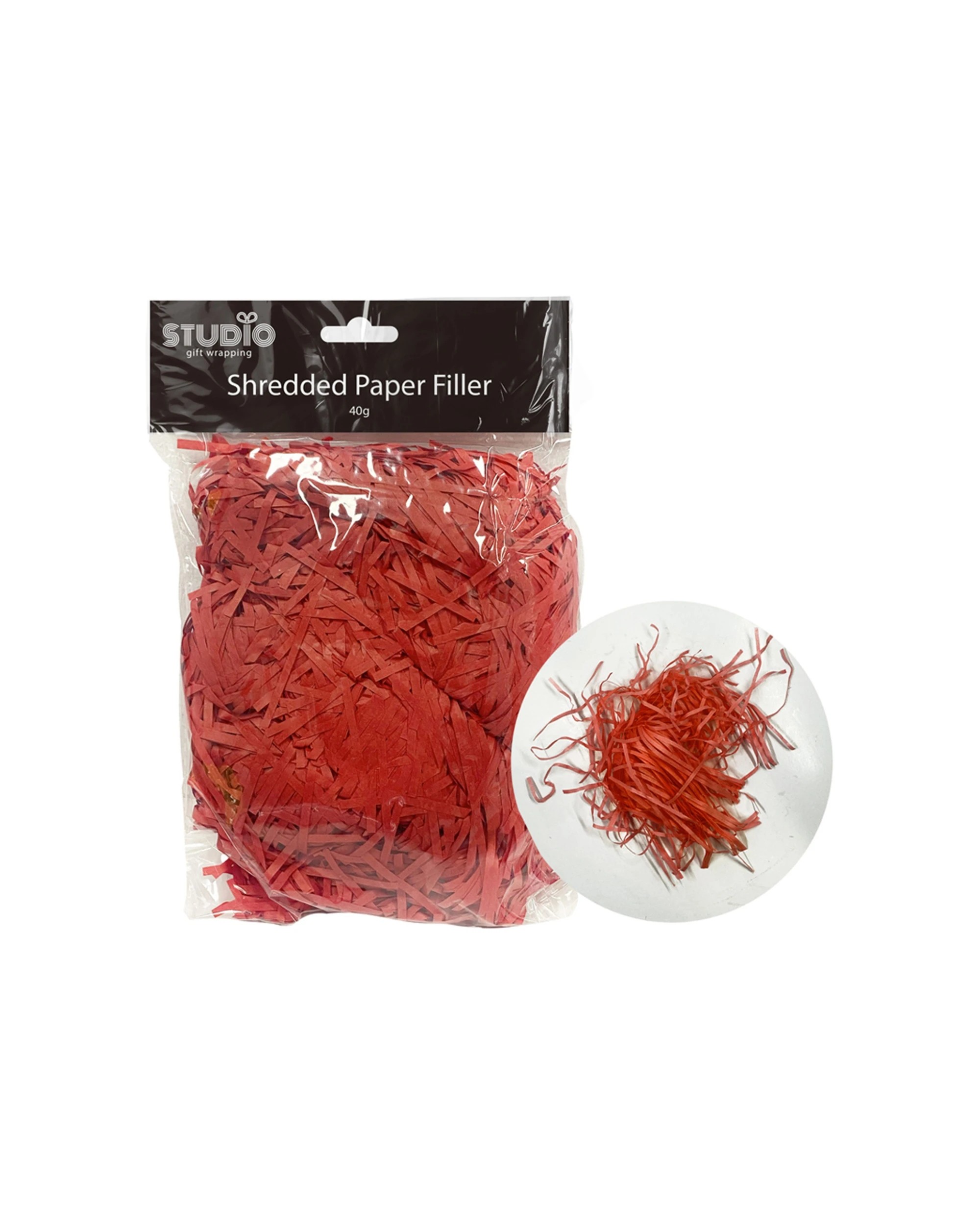 3 Studio Gift Wrapping 40g Filler/shredded Paper Red Decoration Present Decor
 - Red, 3 of 3