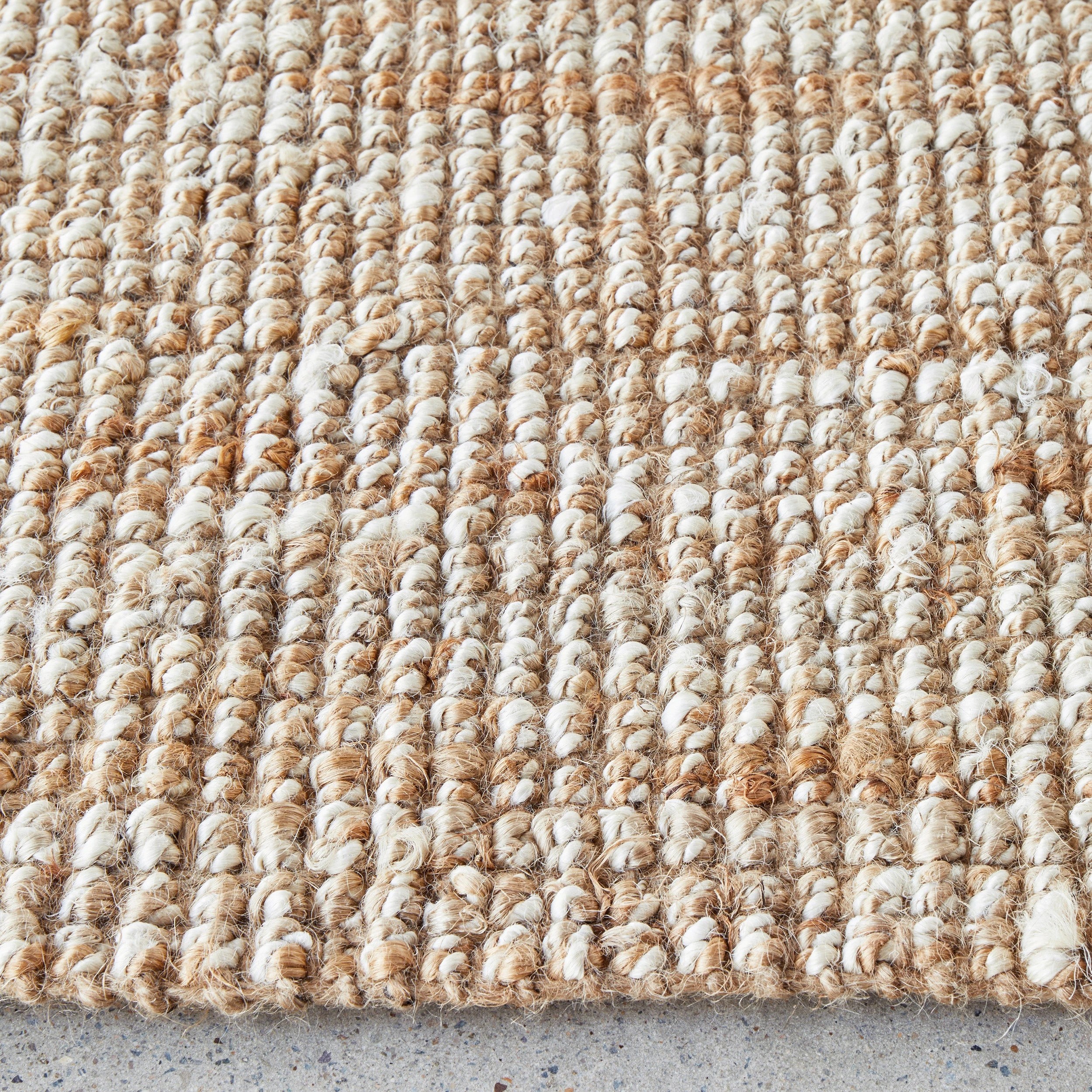 5 Common Ground Rugs Kingsley Hunter 280x190cm - Large Jute Rug - White, 5 of 8