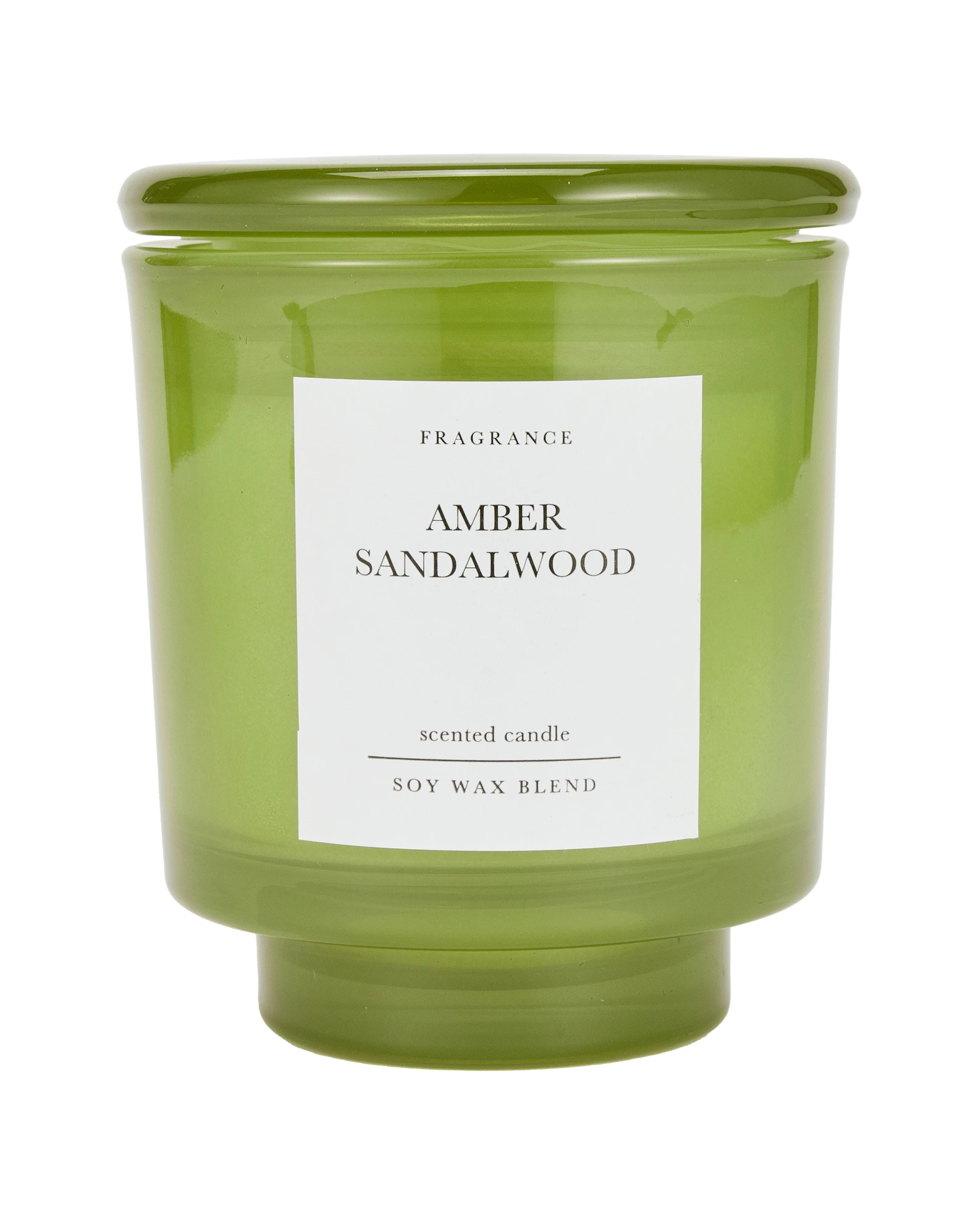 1 Pistachio Glass Candle, 1 of 6