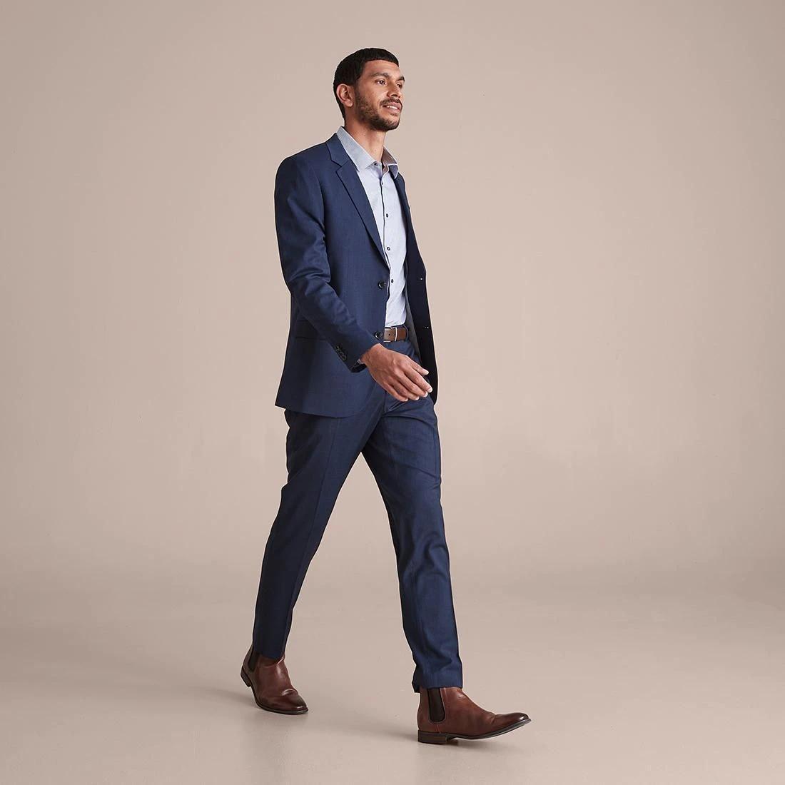 3 Preview Fashion Suit Jacket NAVY BLUE, 3 of 9