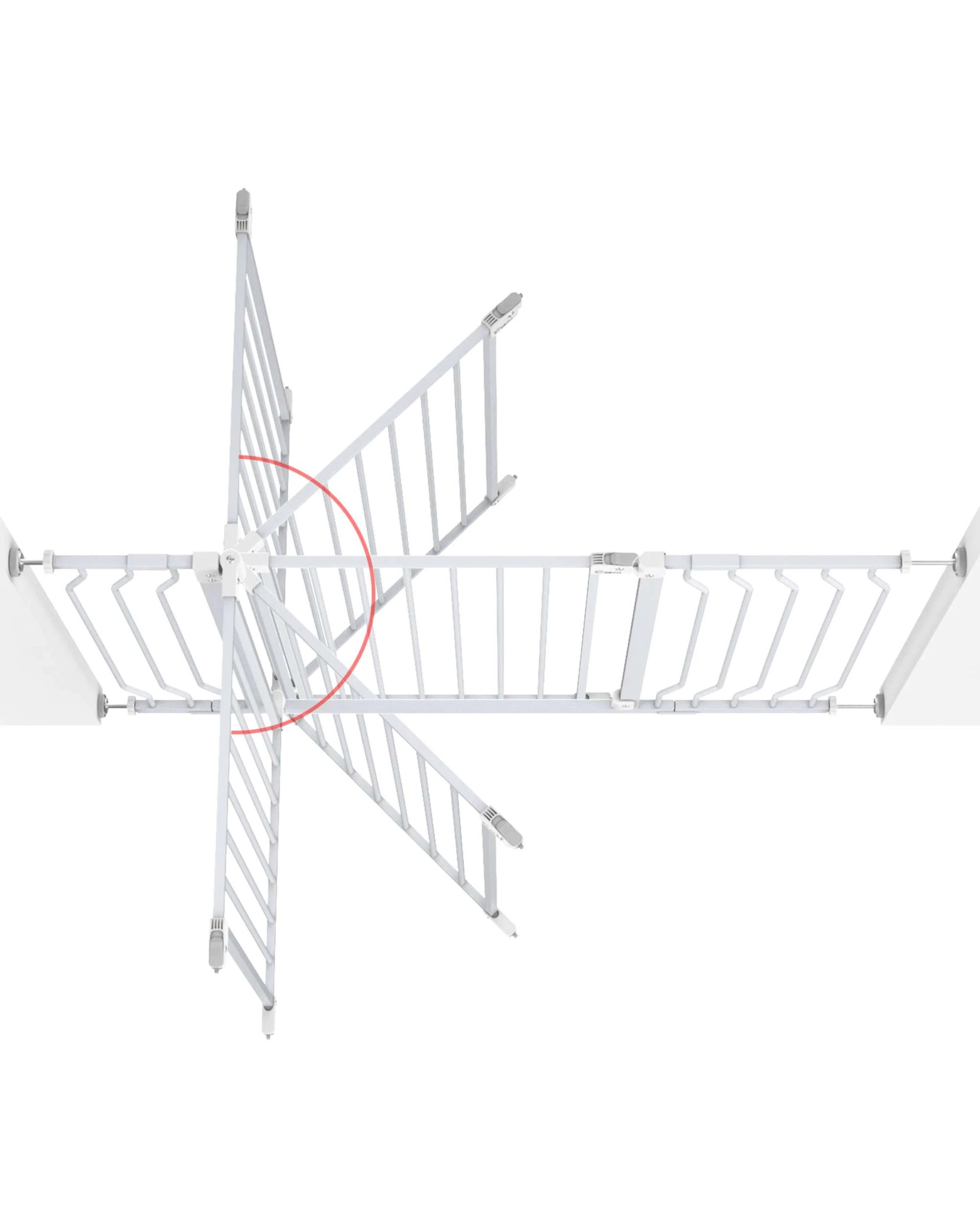 5 Pet Safety Gate 75-123cm Expandable Pet Door, 5 of 9