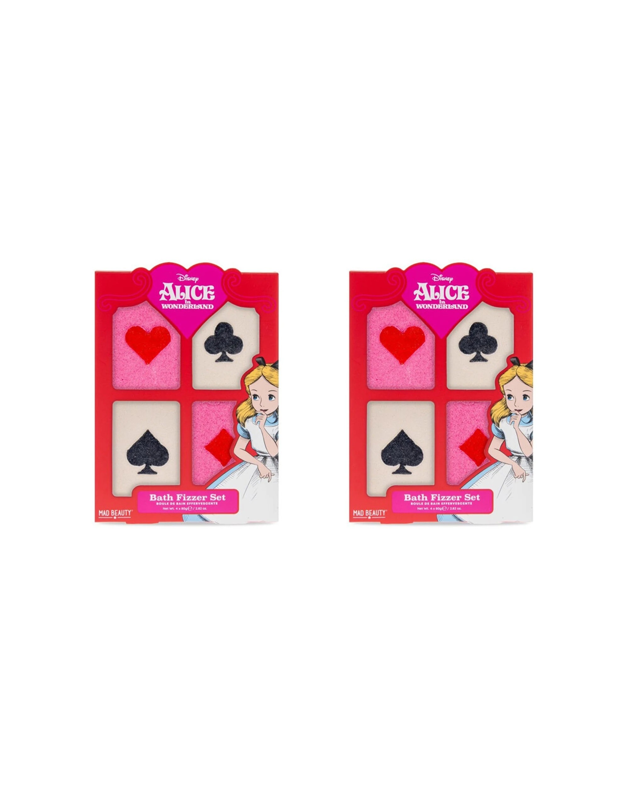 1 Disney Alice in Wonderland Bath Fizzer Set 2 Pack Raspberry Honeydew Fragrance - Multi, 1 of 1