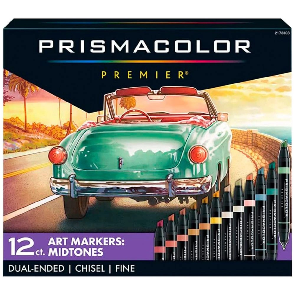 1 Prismacolor Art Markers  Premier 12 Pack, 1 of 6
