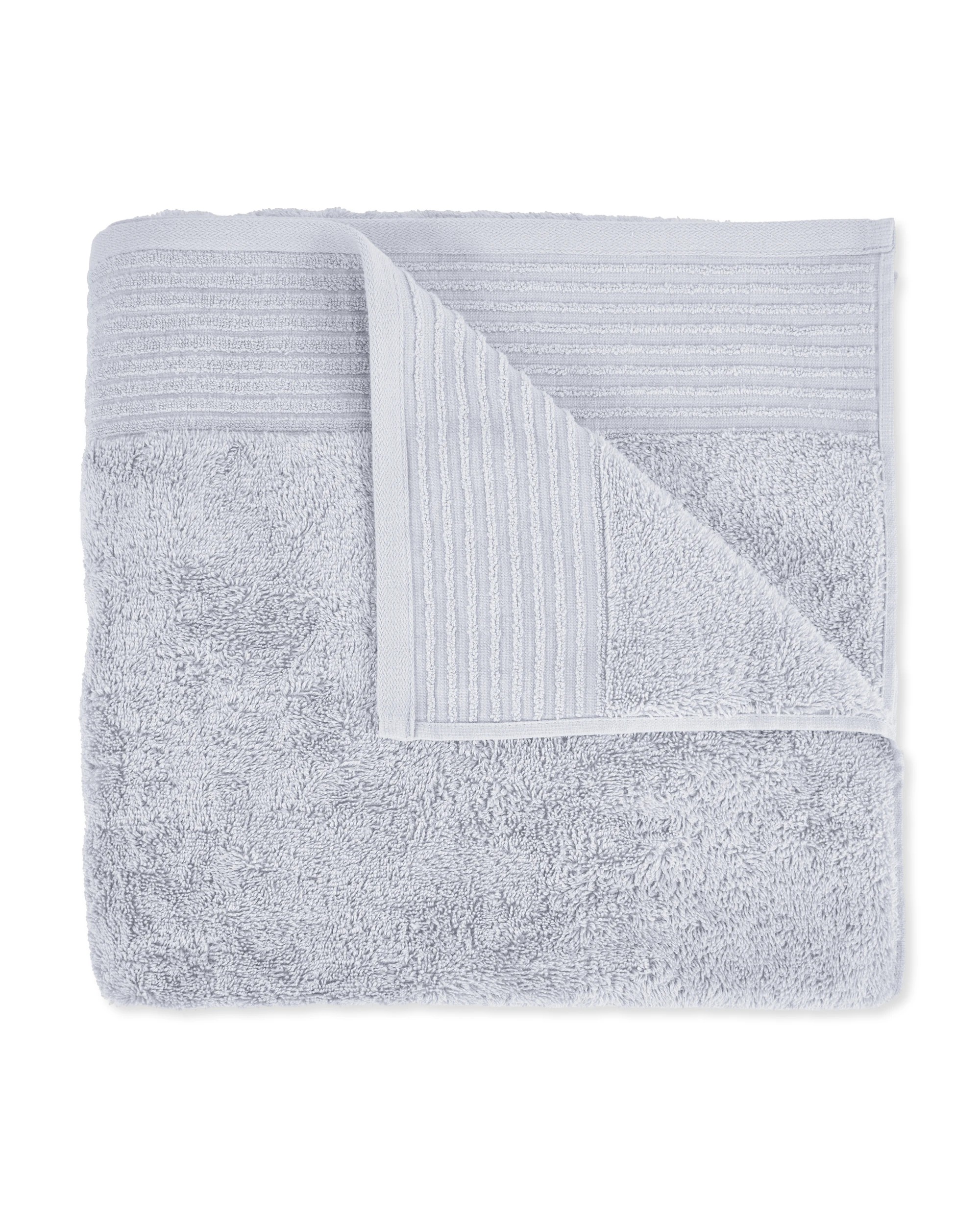 1 Edan Cotton Bath Sheet - Silver Look, 1 of 5
