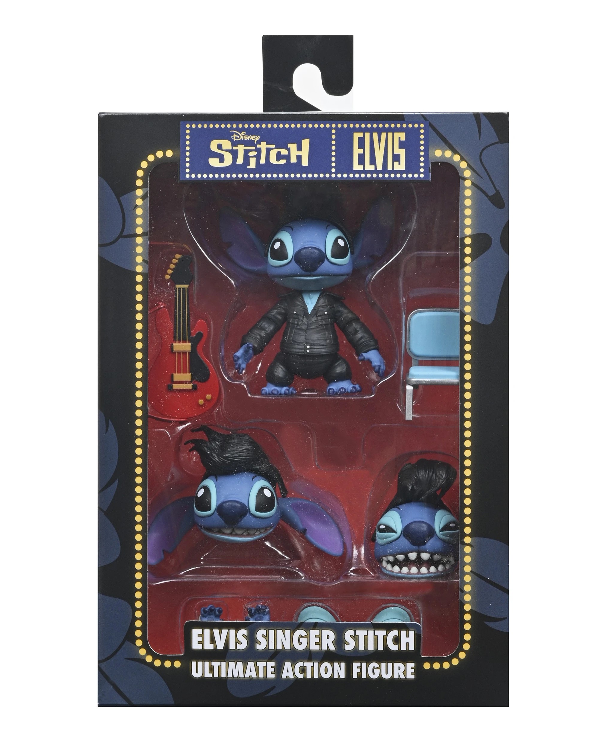 7 Neca-Disney Lilo & Stitch Ultimate Singer Elvis Stitch 7 Inch Scale Action Figure - Blue, 7 of 8