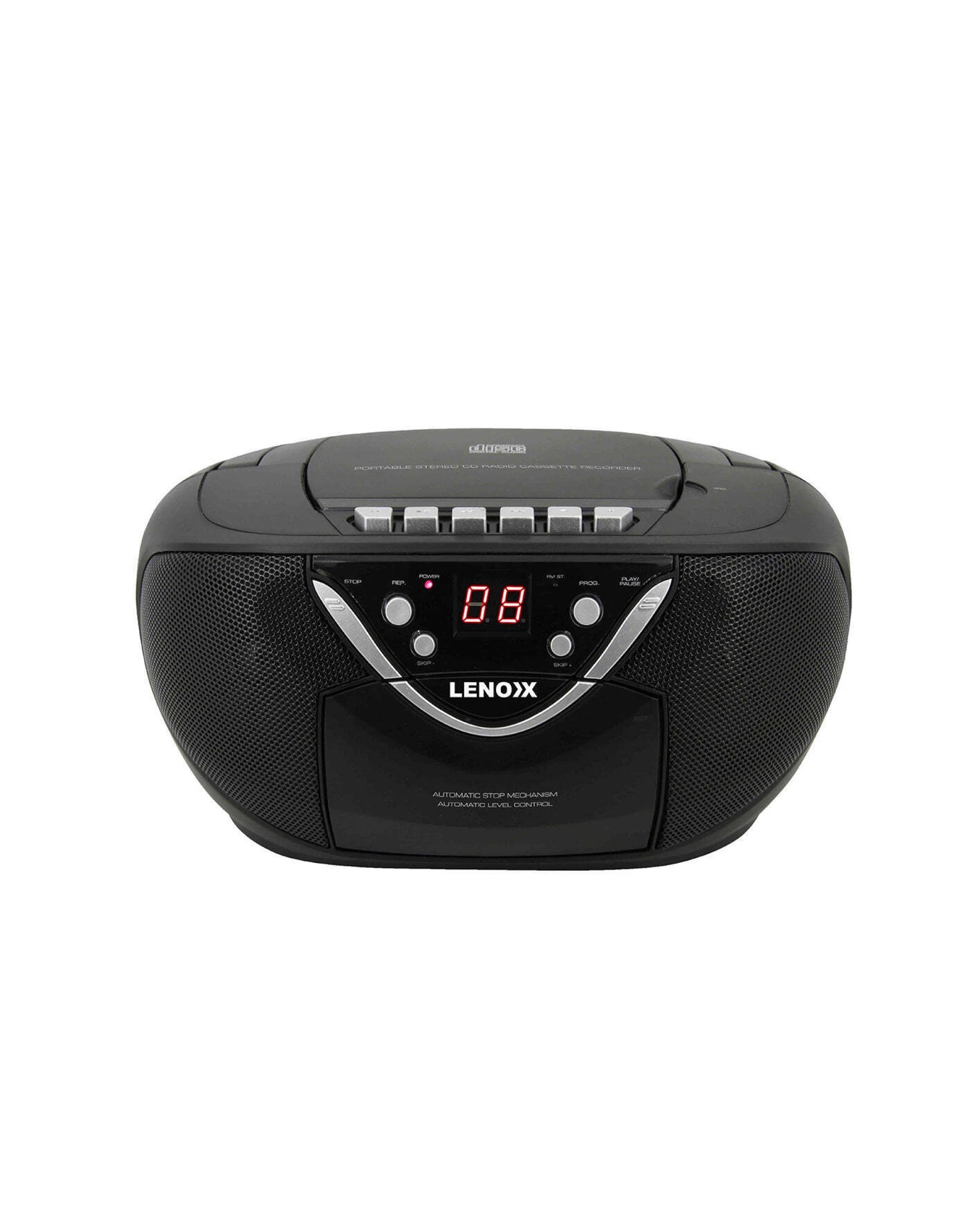 1 Lenoxx Portable CD/Cassette Player with AM/FM Radio Speaker, 1 of 4