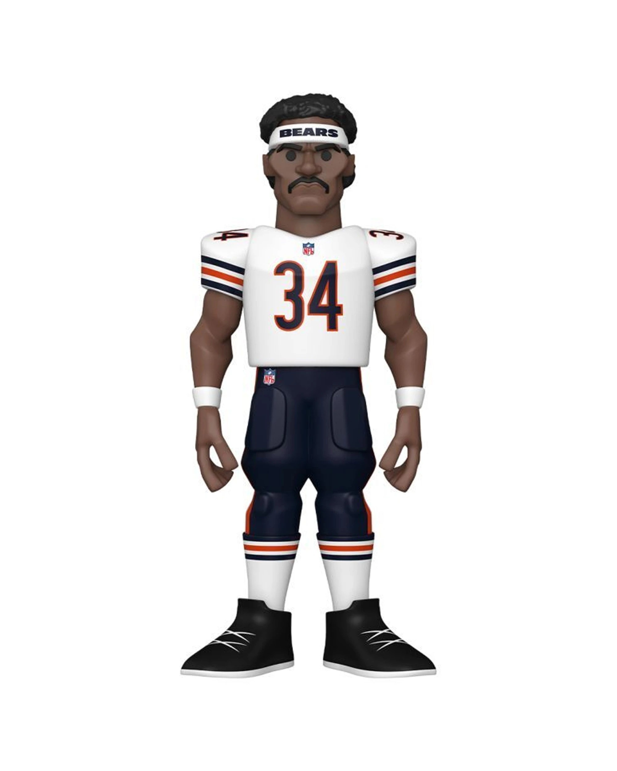 3 NFL Football Walter Payton Bears Vinyl Action Figure Toy 12In Collectible - Gold, 3 of 5