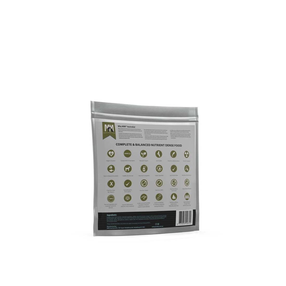 2 Meals For Mutts Dog Single Protein Kangaroo Grain & Gluten Free 2.5kg, 2 of 2