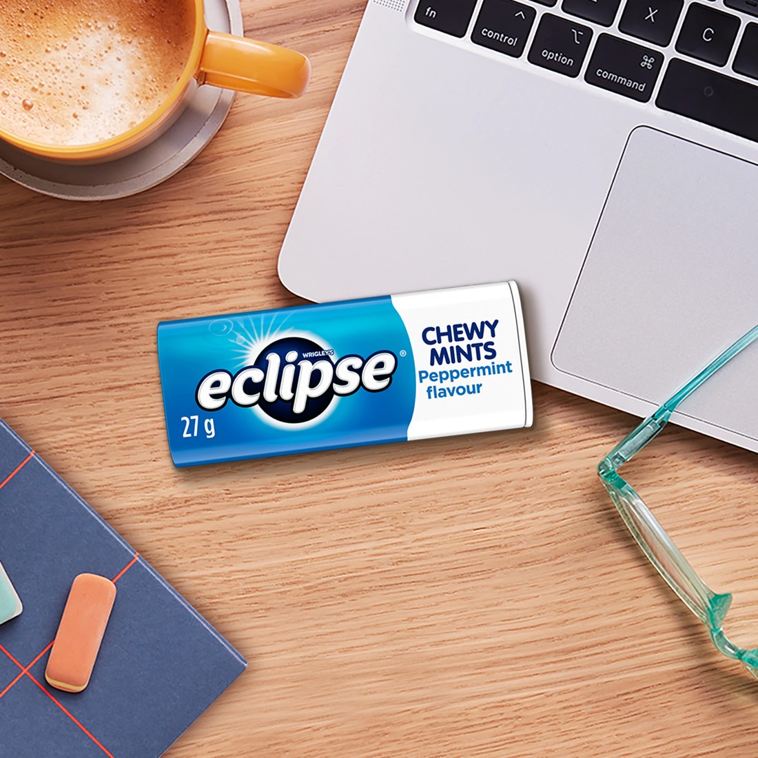 4 Wrigley's Eclipse Chewy Peppermint Mints 27g, 4 of 5