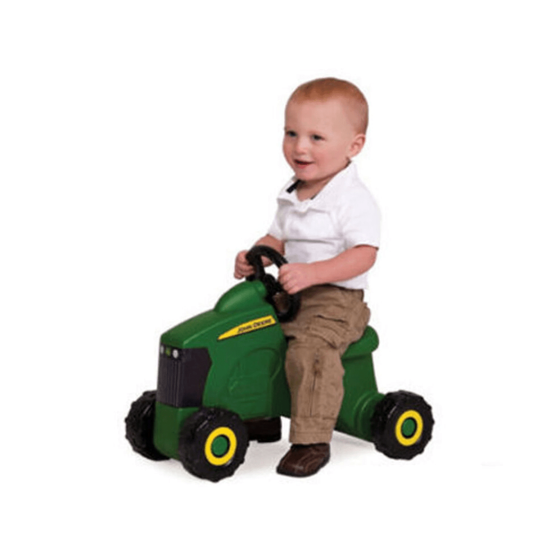 1 John Deere Foot To Floor Tractor Ride On Toy Stable Design For Kids - Green, 1 of 2