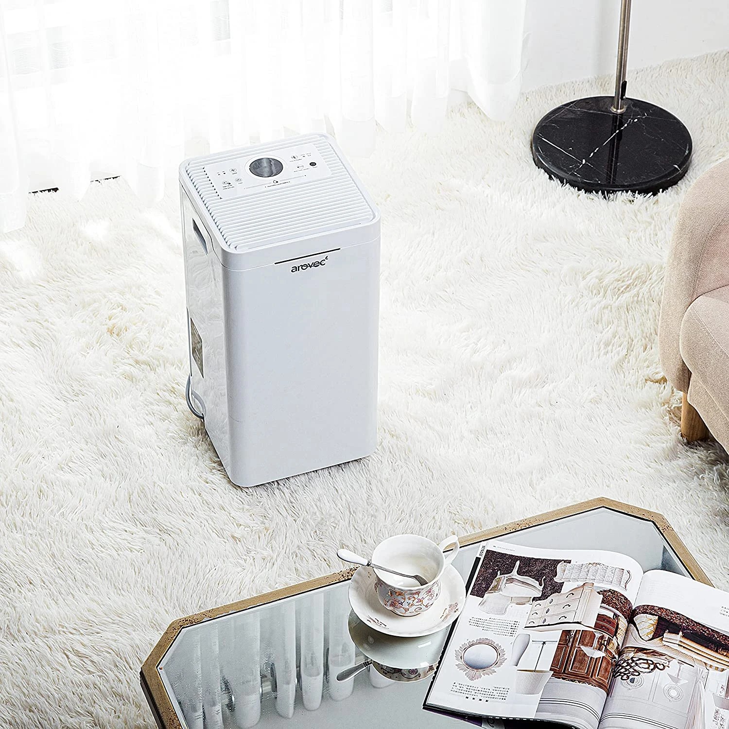 3 Arovec Smart 2 in 1 Dehumidifier and Air Purifier 10L per Day, 3 of 4