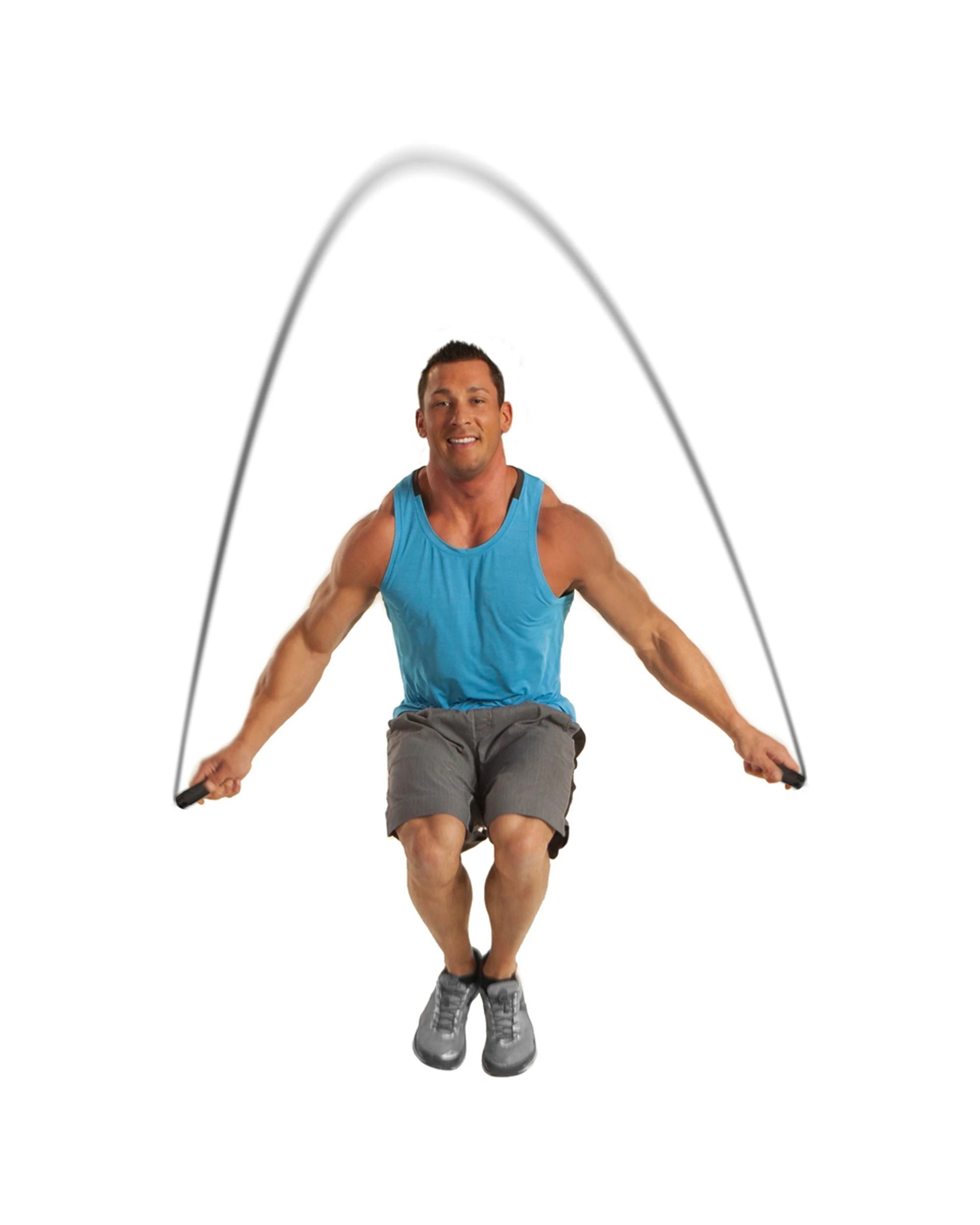 3 GoFit 0.5 lb Adjustable Weighted Speed PVC Rope 9 Foot Removable Weights - Black, 3 of 3