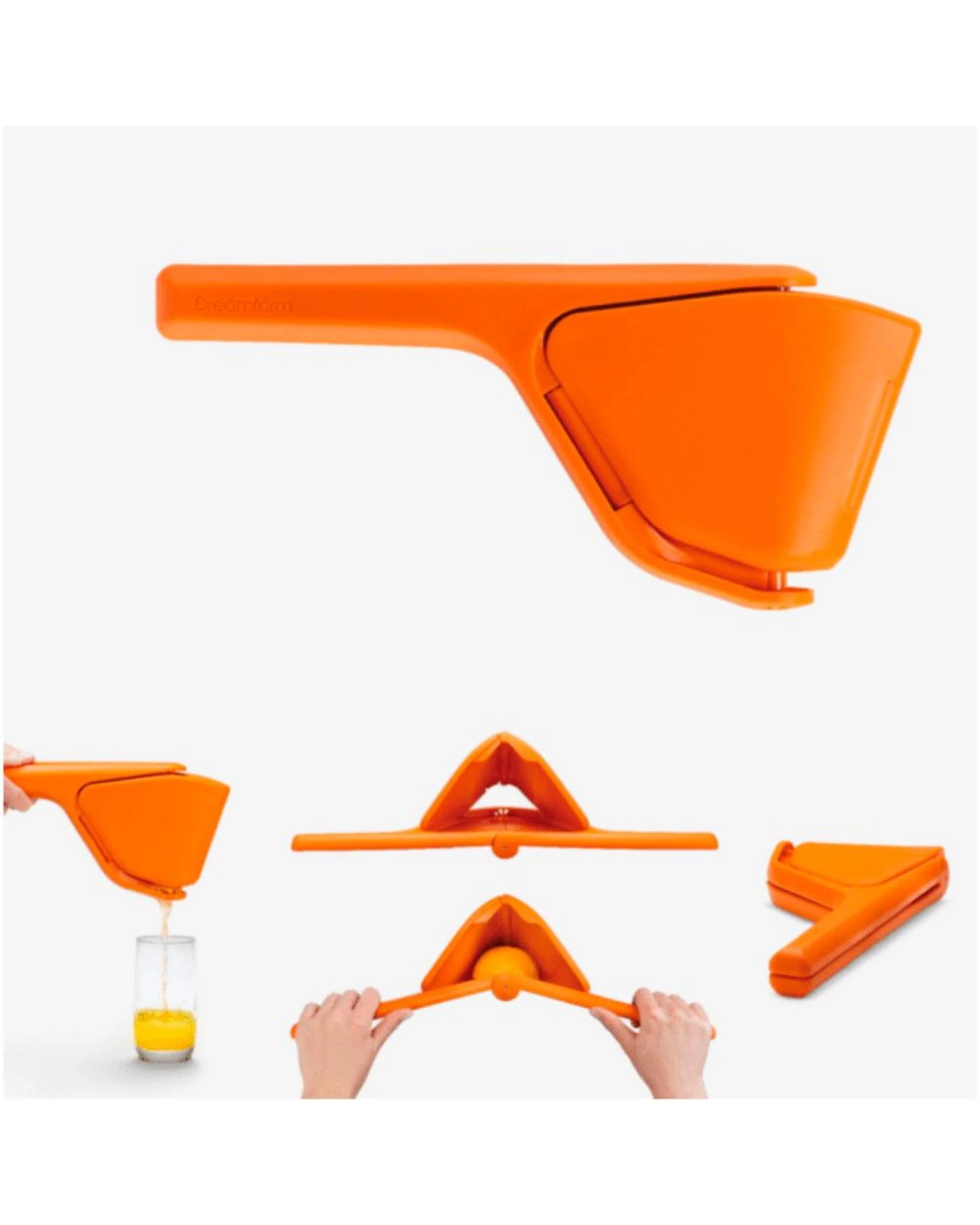 4 Dreamfarm Fluicer Fold Flat Easy Juicer  Orange, 4 of 6