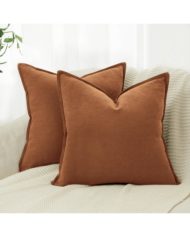 Gioia Casa 2-Pack Linen-Cotton Blend Cushion Covers 45x45cm - Terrac