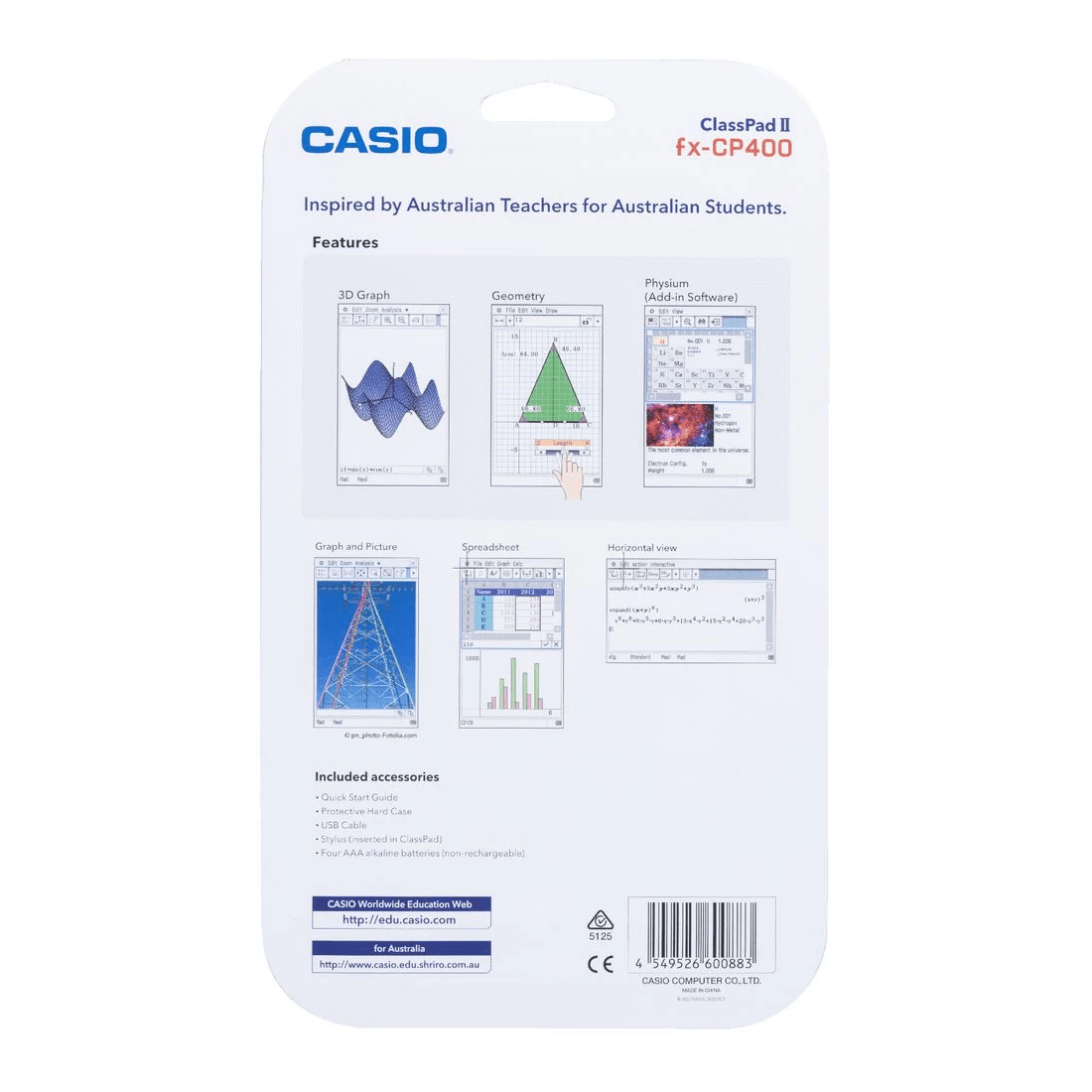 2 Casio Classpad Colour CAS Calculator fx-CP400, 2 of 4