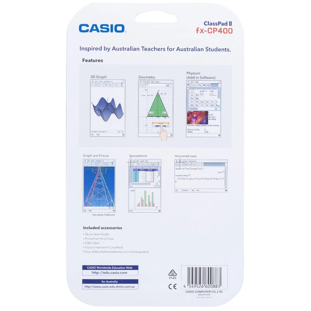 2 Casio Classpad Colour CAS Calculator fx-CP400, 2 of 4