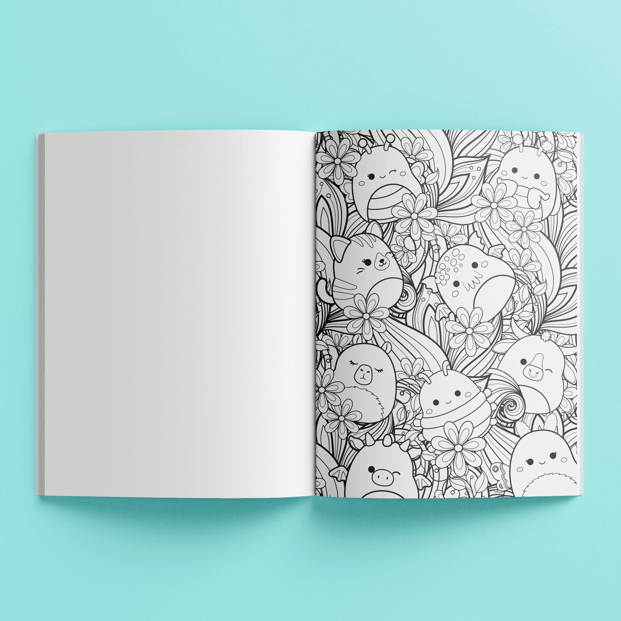 5 Kaleidoscope Colouring Poster Art: Original Squishmallows Mallow Days - Book, 5 of 5