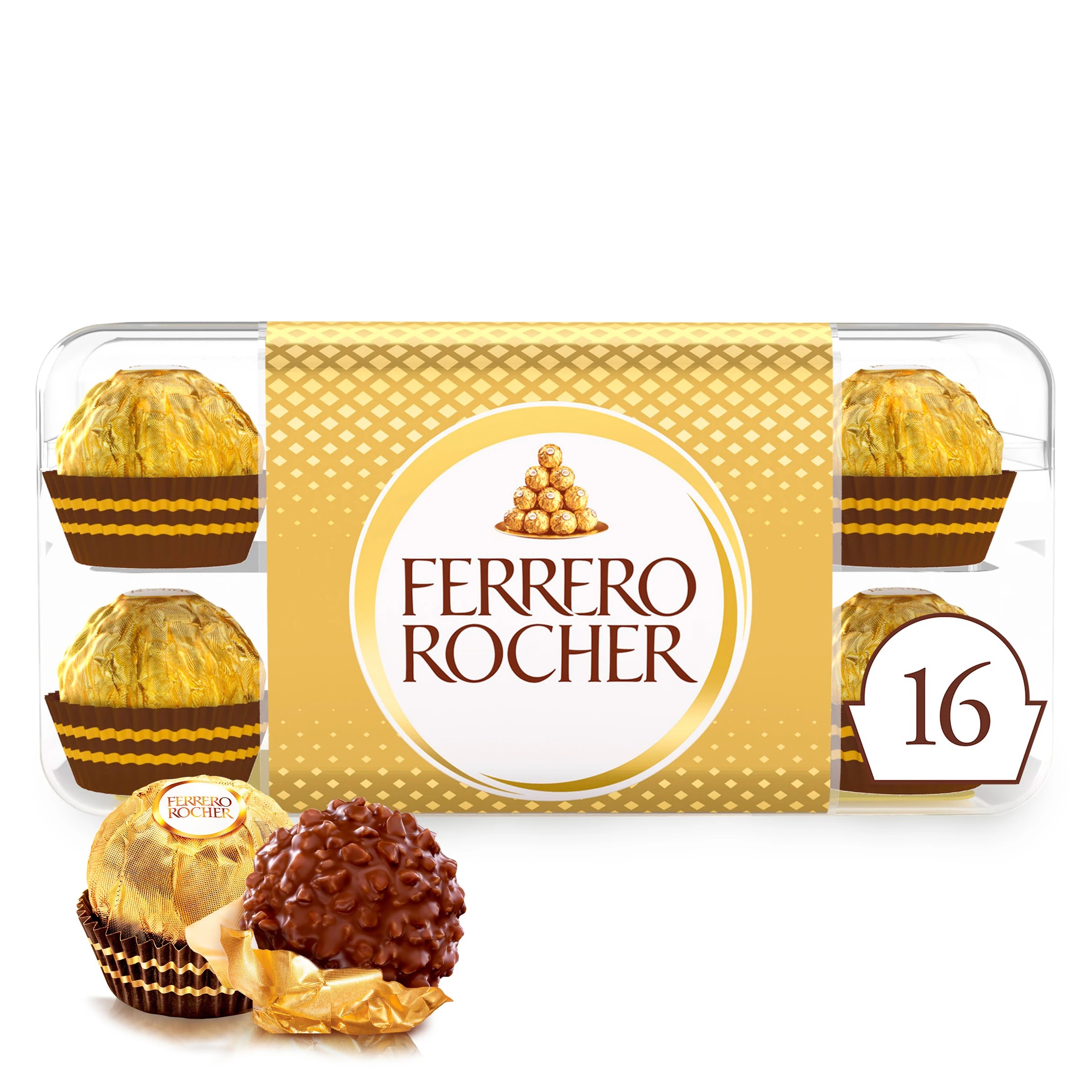 2 16 Pack Ferrero Rocher Chocolate Gift Box 200g, 2 of 9