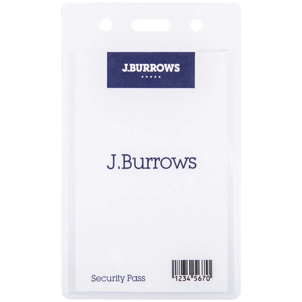 6 J.Burrows Soft ID Pouch Portrait 50 Pack, 6 of 6