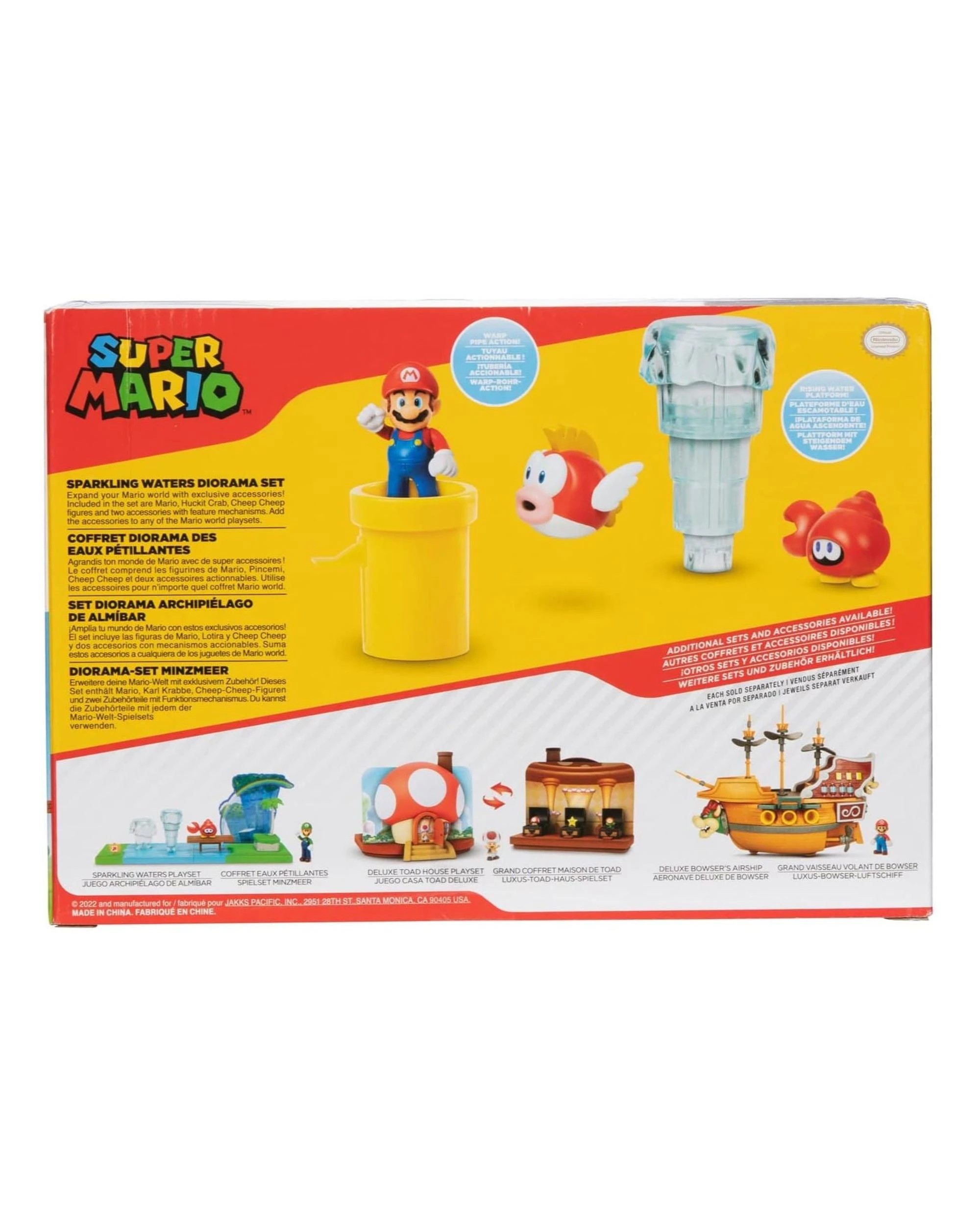8 Super Mario 2.5 inch Sparkling Waters Diorama Set, 8 of 8