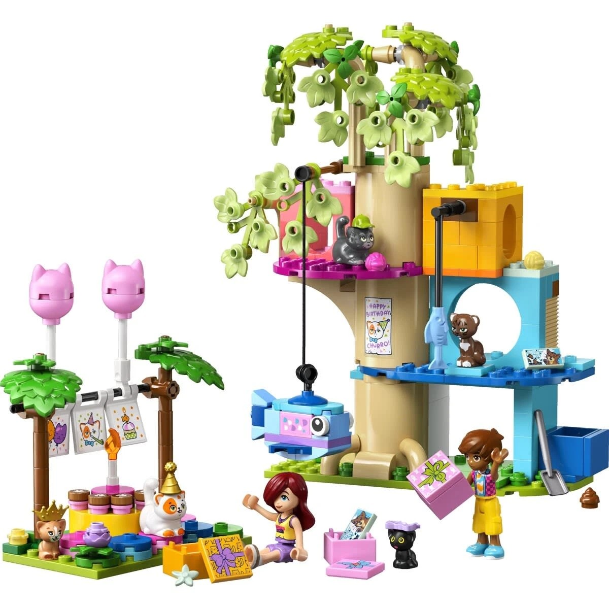 3 LEGO Friends Cat Birthday Party & Tree House 42666, 3 of 11