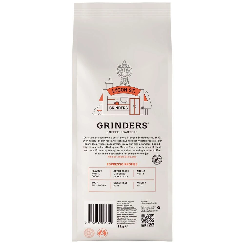 3 Grinders Espresso Coffee Beans 1kg, 3 of 3