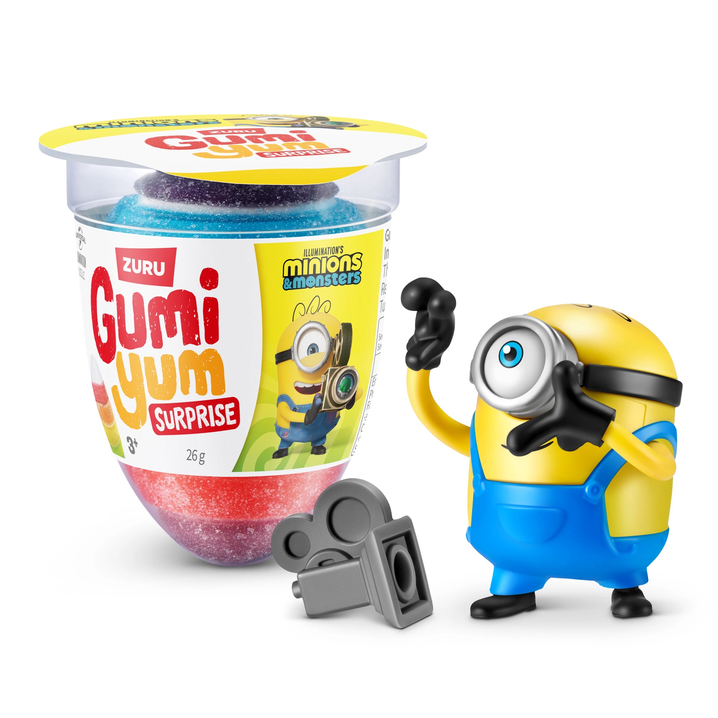 2 ZURU Gumi Yum Surprise Minions Gummy and Toy 26g - Assorted, 2 of 8