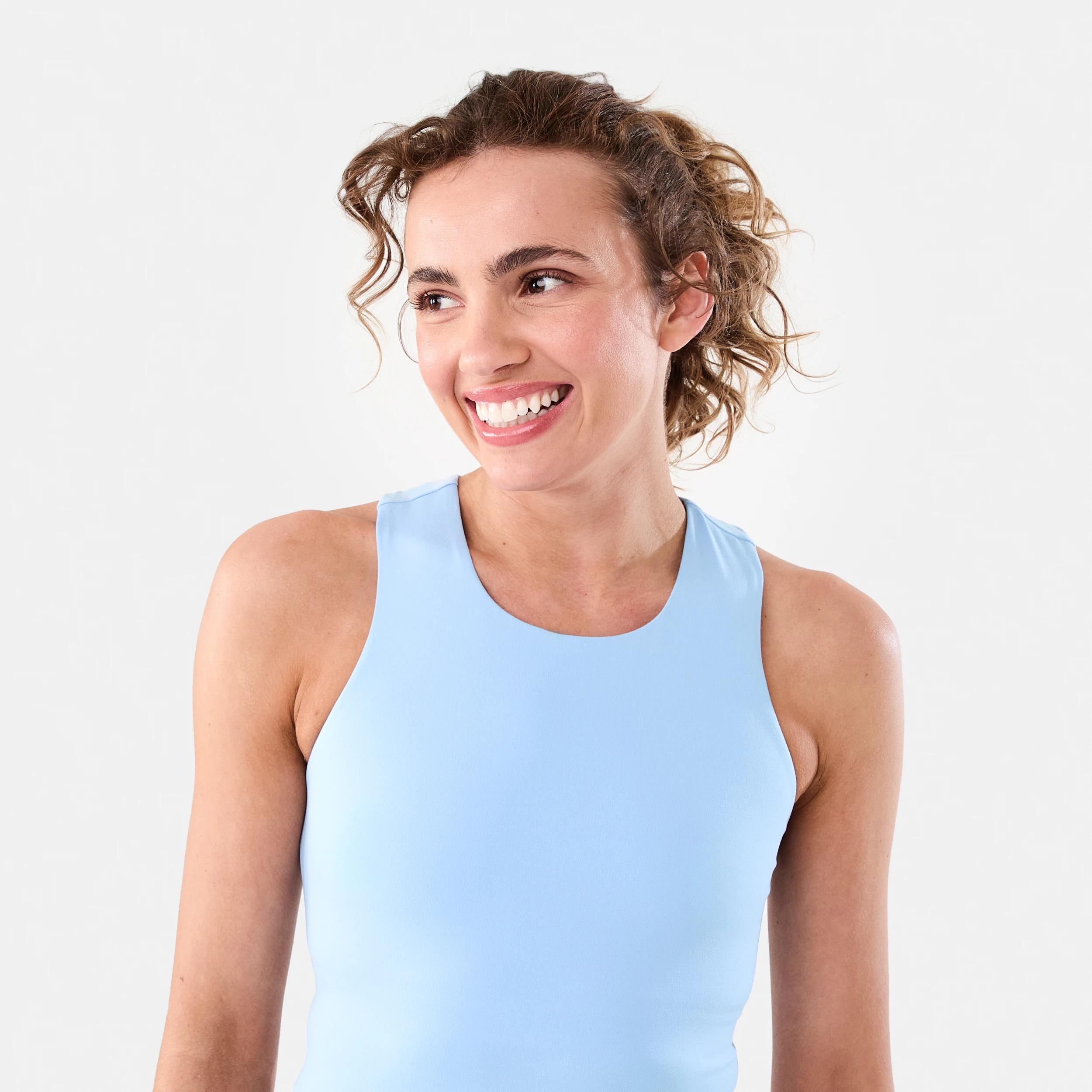 5 Active Womens Scoop Tank MELODY BLUE, 5 of 7